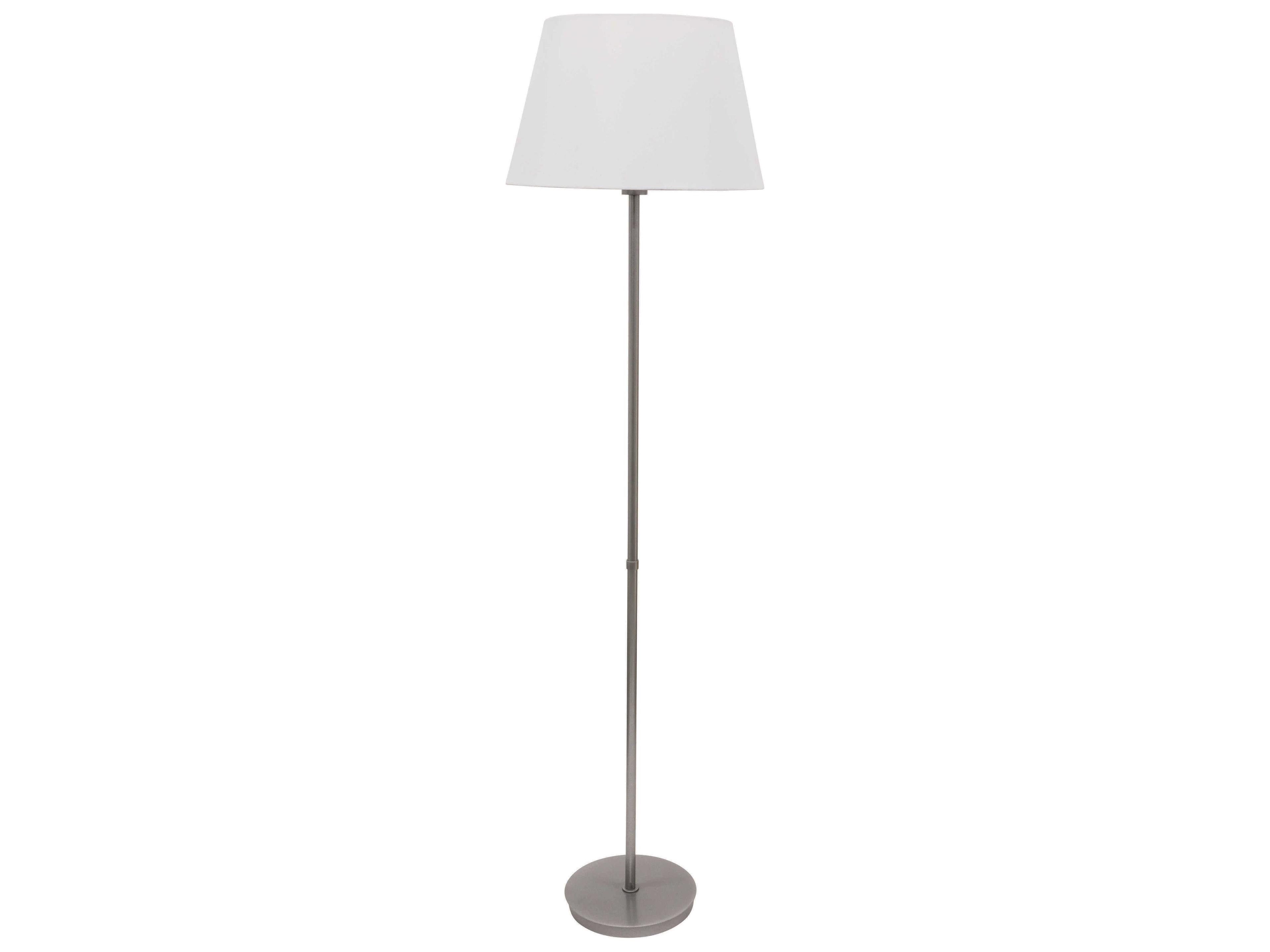 House of Troy Vernon Platinum Gray Floor Lamp