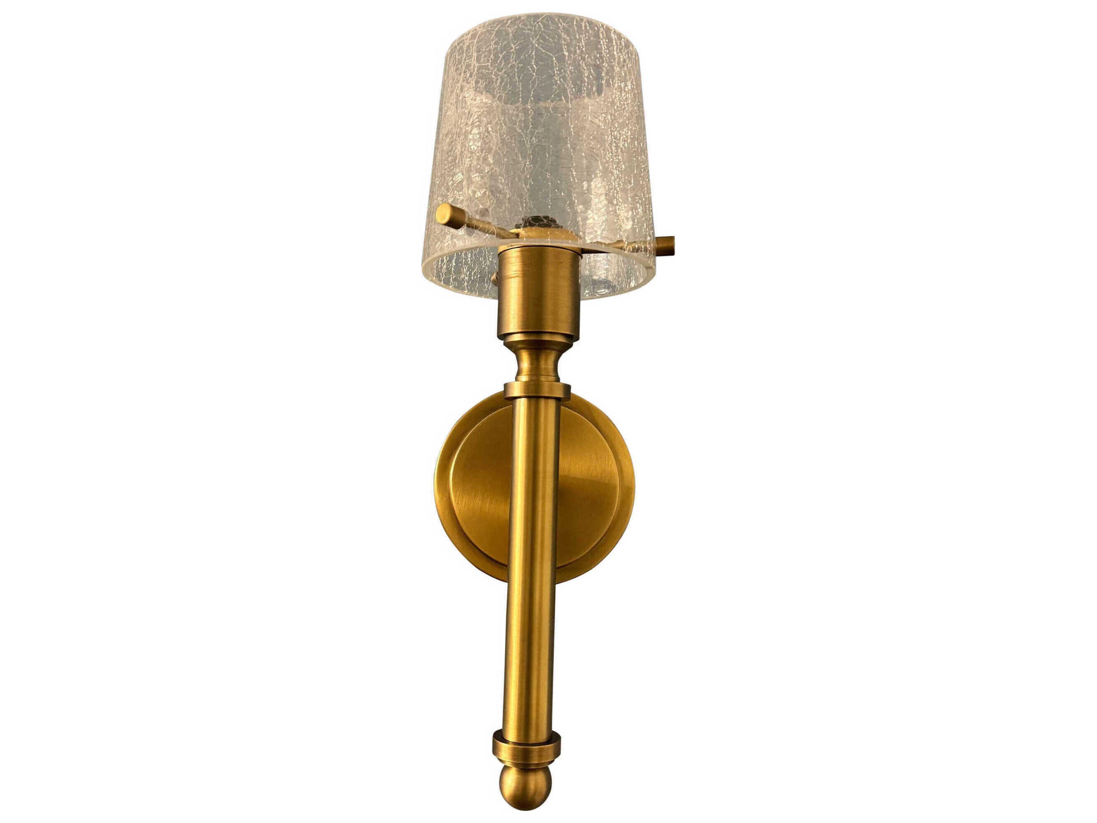House of Troy Brushed Brass Wall Sconce