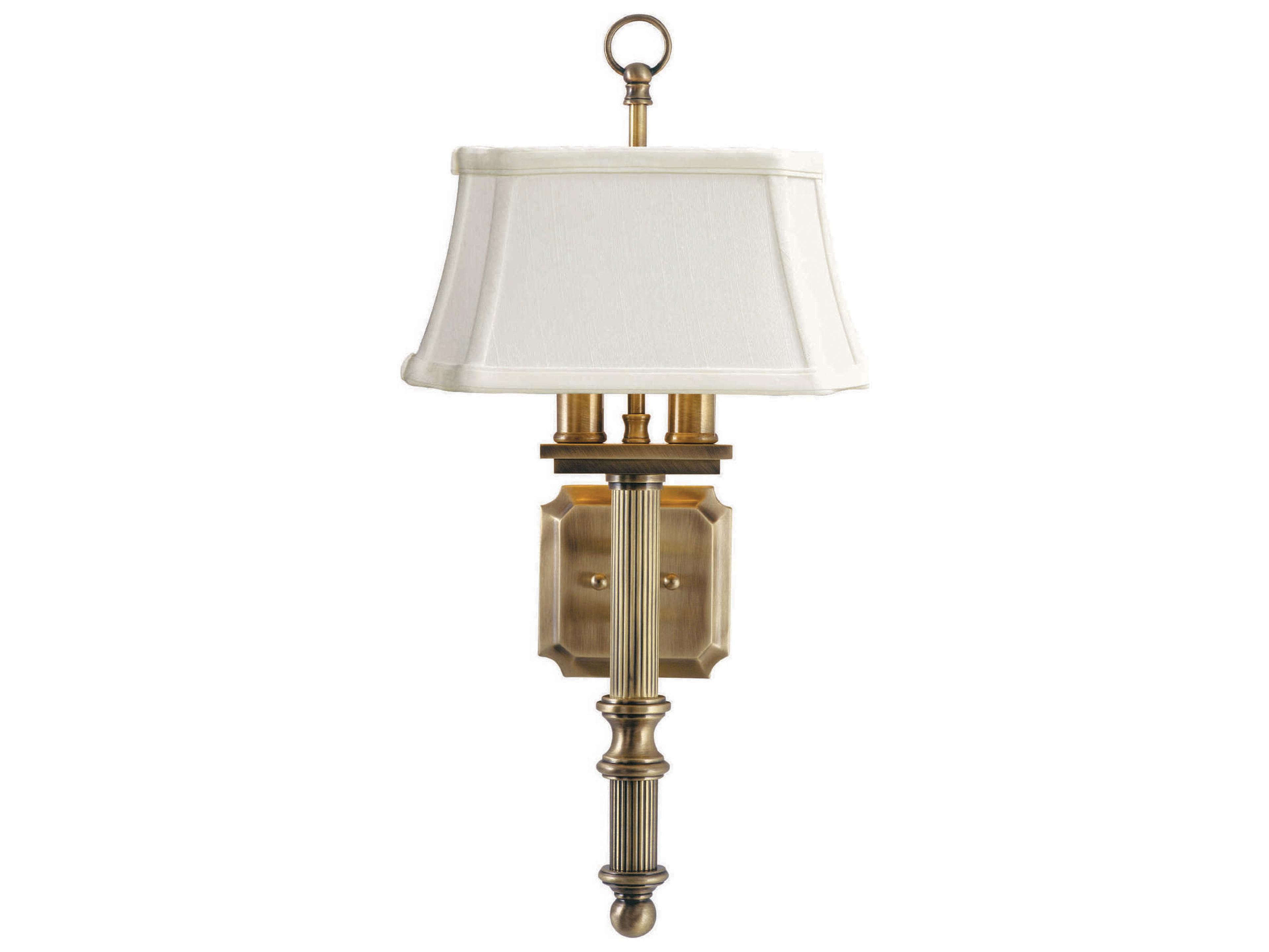 House of Troy 2-Light Brass Wall Sconce