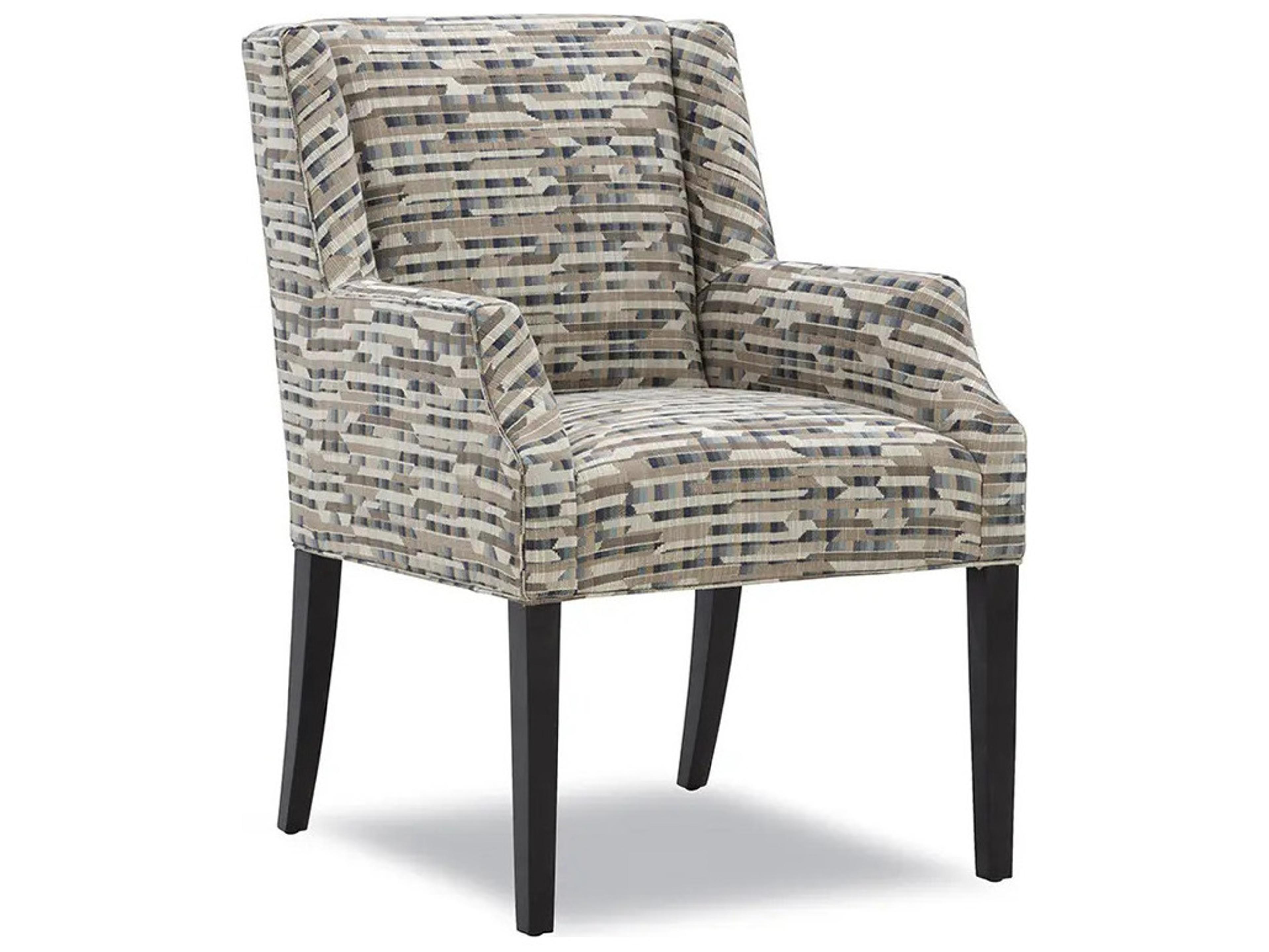 Huntington House 2413 Kendall Solid Wood Upholstered Arm Dining Chair