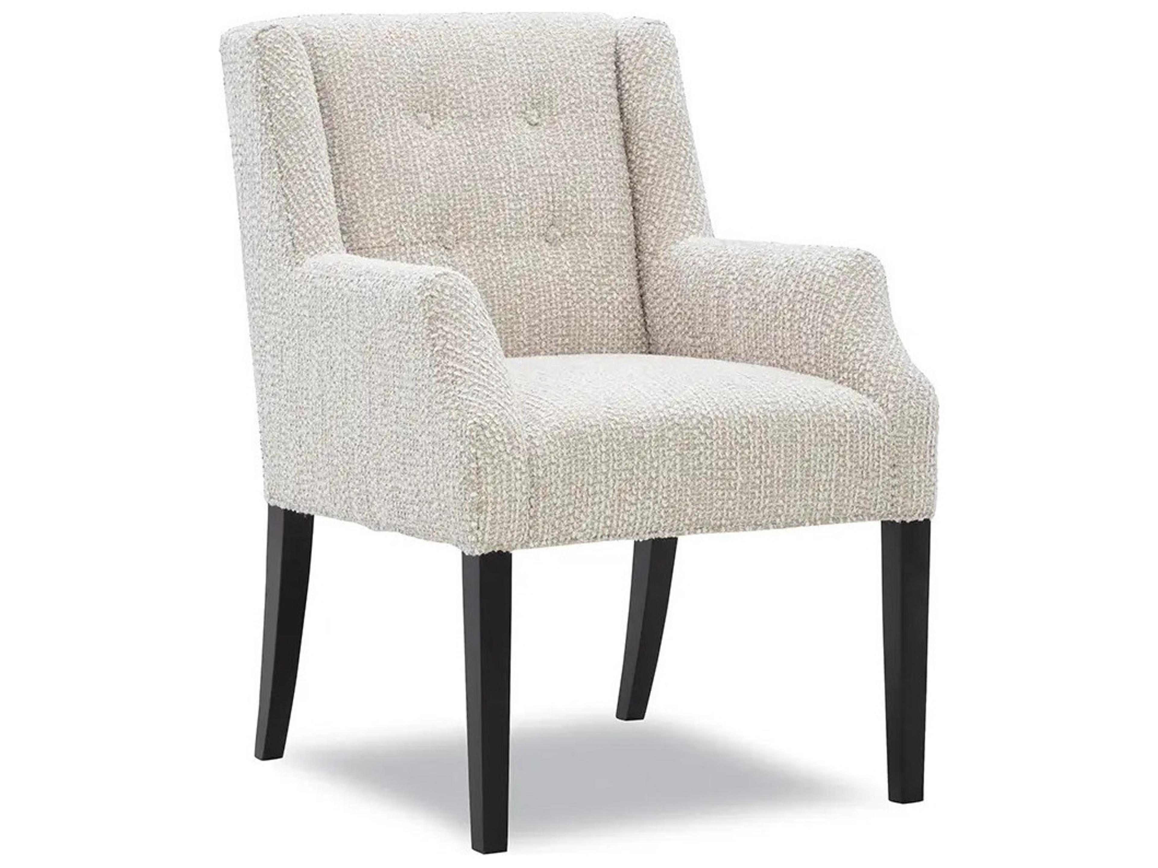 Huntington House 2413 Kendall Solid Wood Upholstered Arm Dining Chair