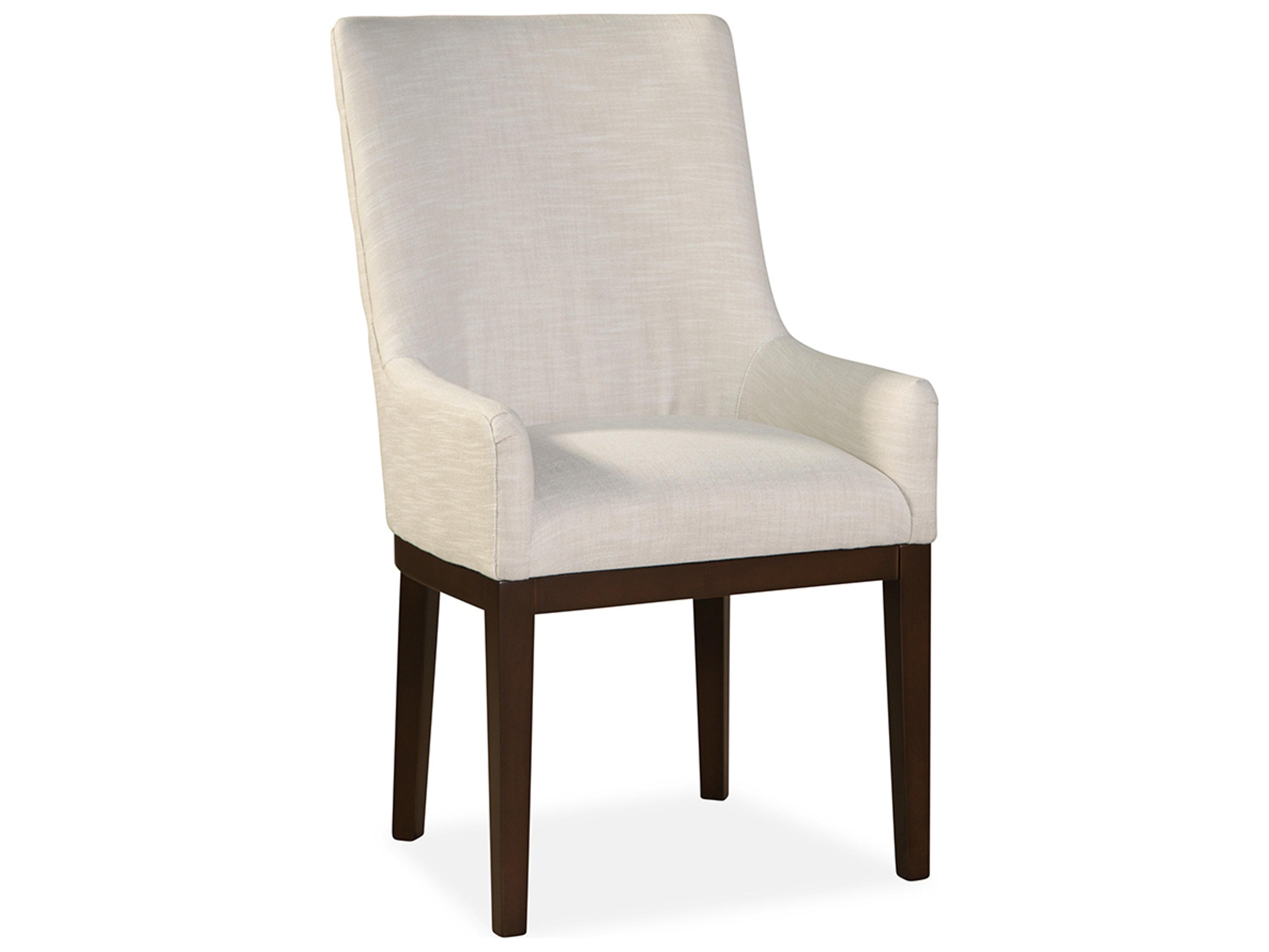 Huntington House 2435 Monty Solid Wood Upholstered Arm Dining Chair