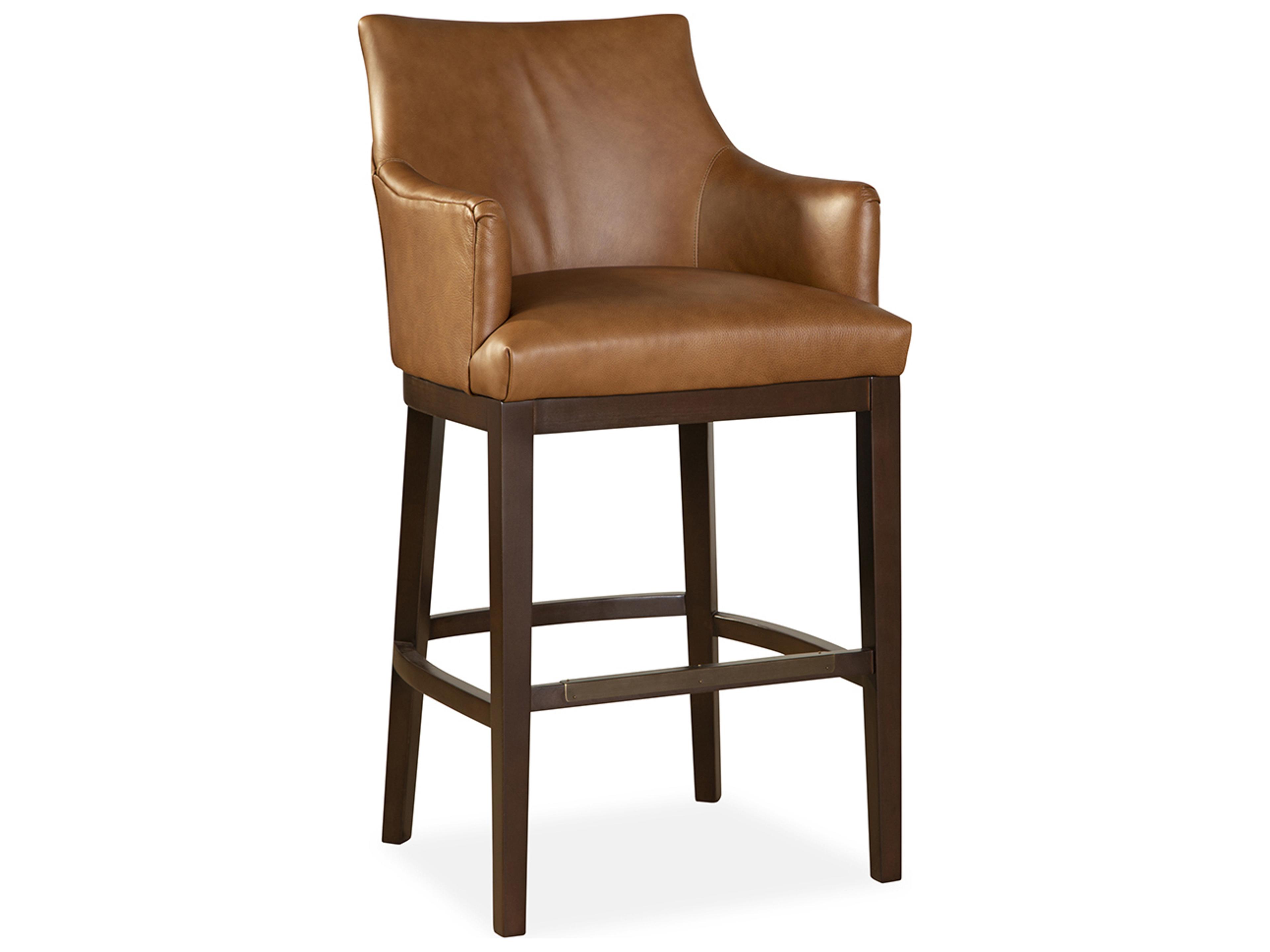 Huntington House 2437 Morris Upholstered Solid Wood Bar Stool