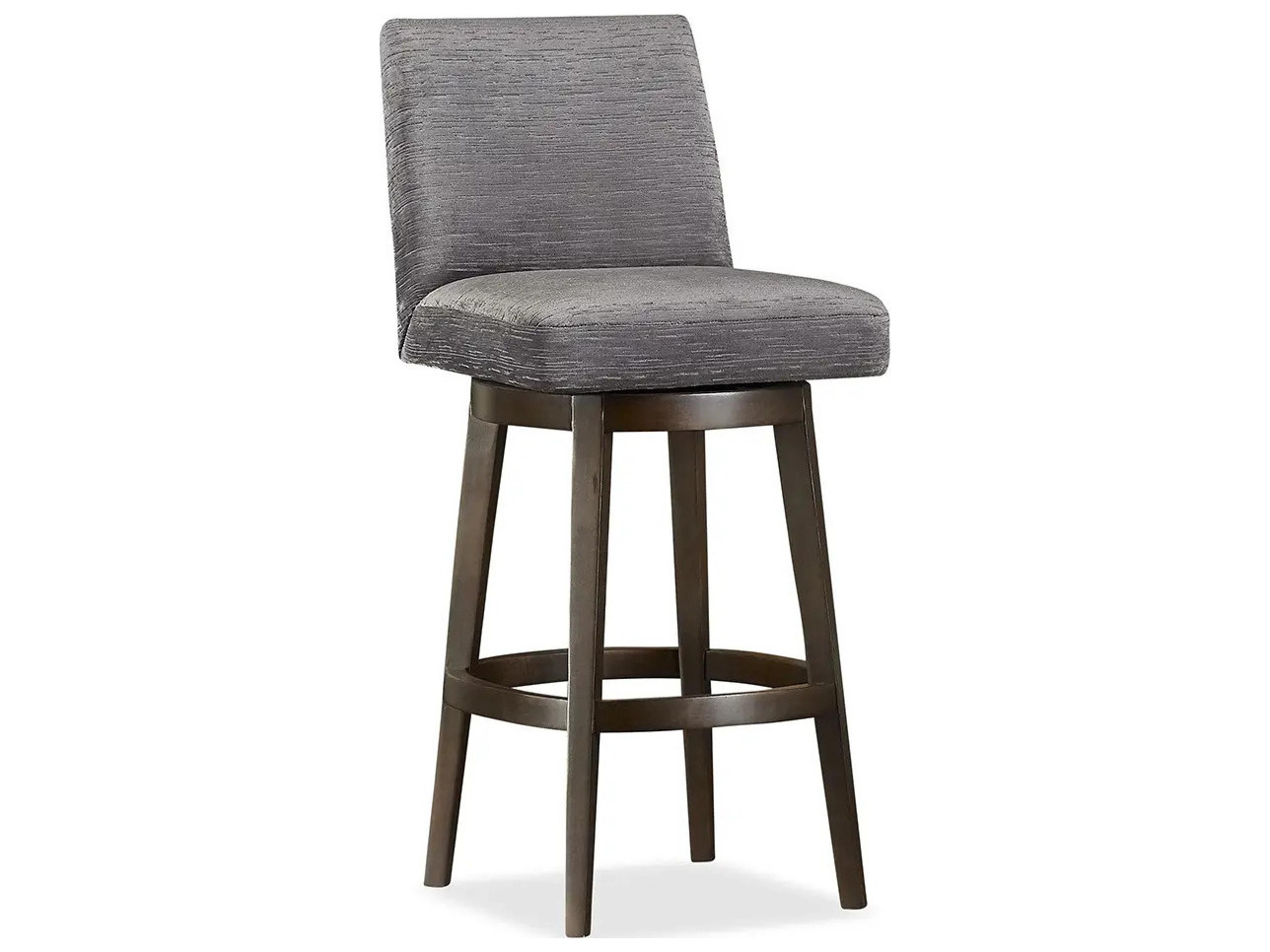 Huntington House 2442 Natasha Upholstered Swivel Solid Wood Bar Stool