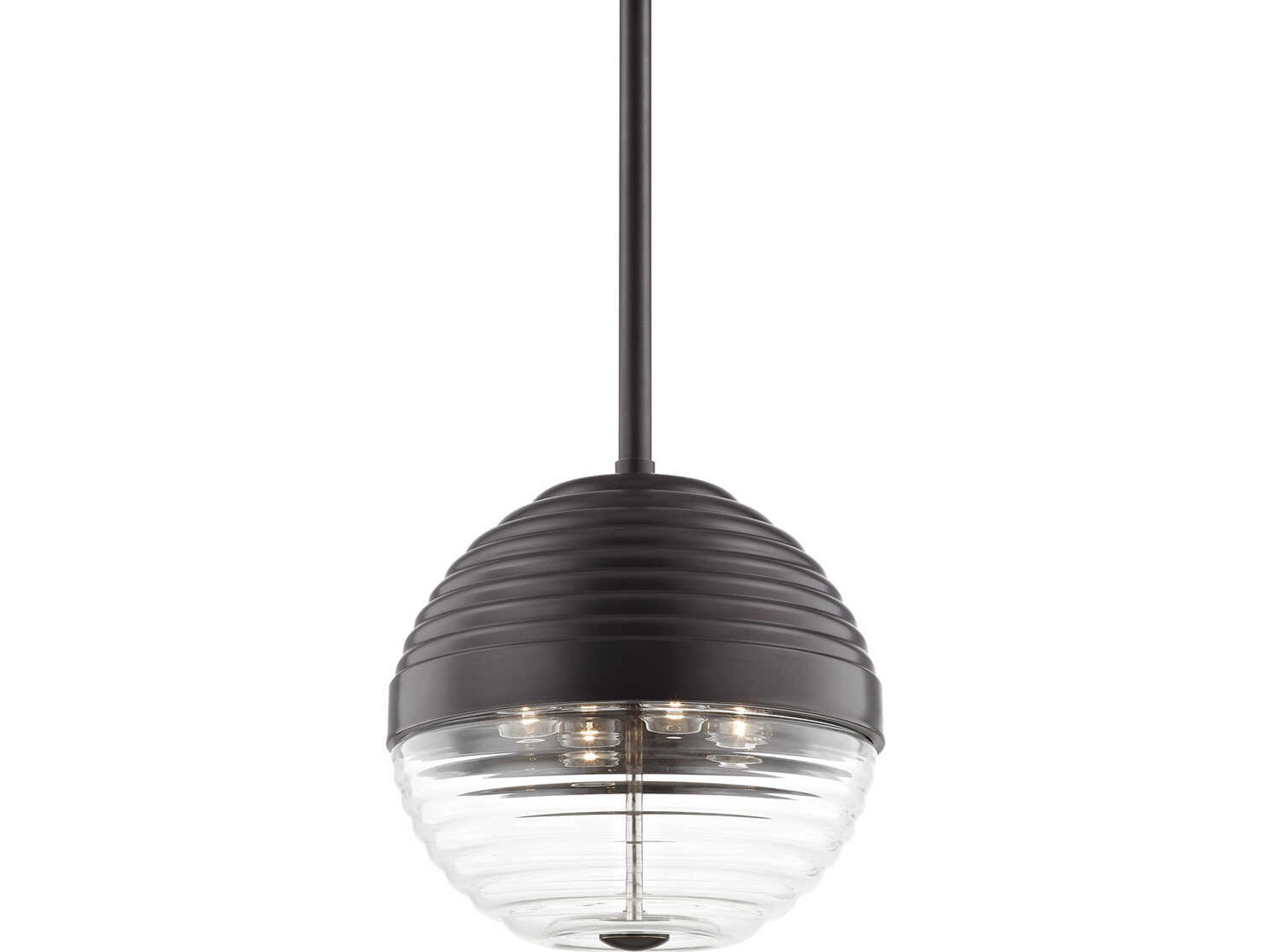 Hudson Valley Easton 4-Light Old Bronze Globe Pendant