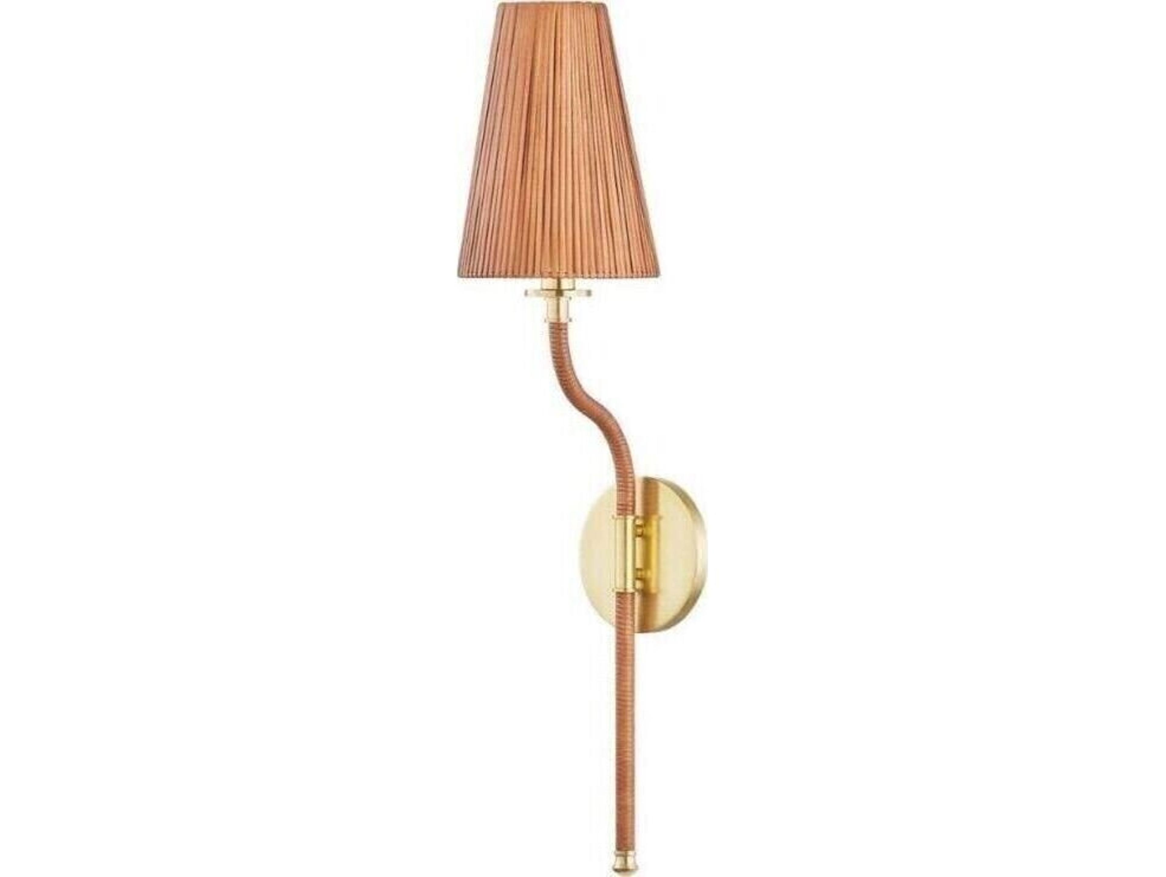 Atwood 1-Light Aged Brass Wall Sconce