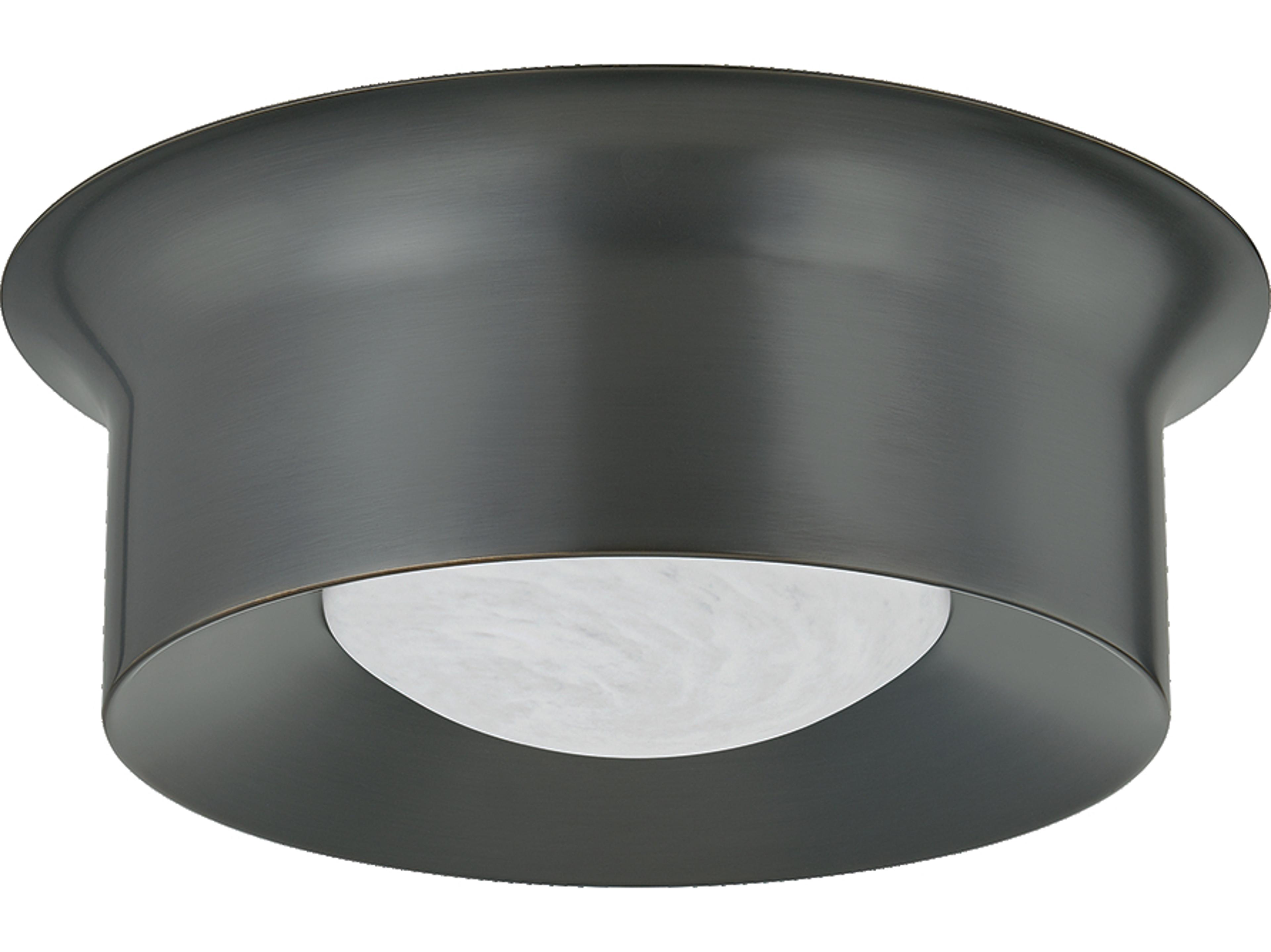 Hudson Valley Noxon 1-Light Distressed Bronze Round Flush Mount