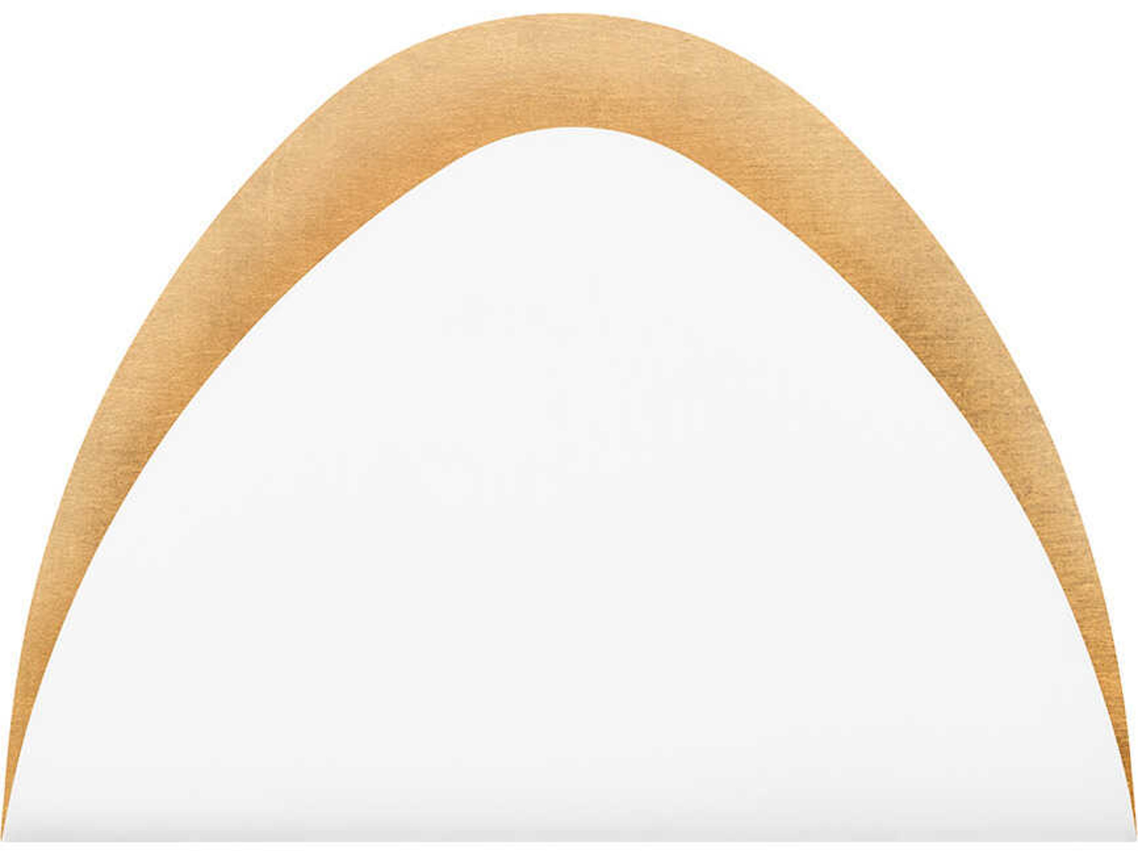 Hudson Valley Myers 1-Light Gold Leaf Soft White LED Wall Sconce