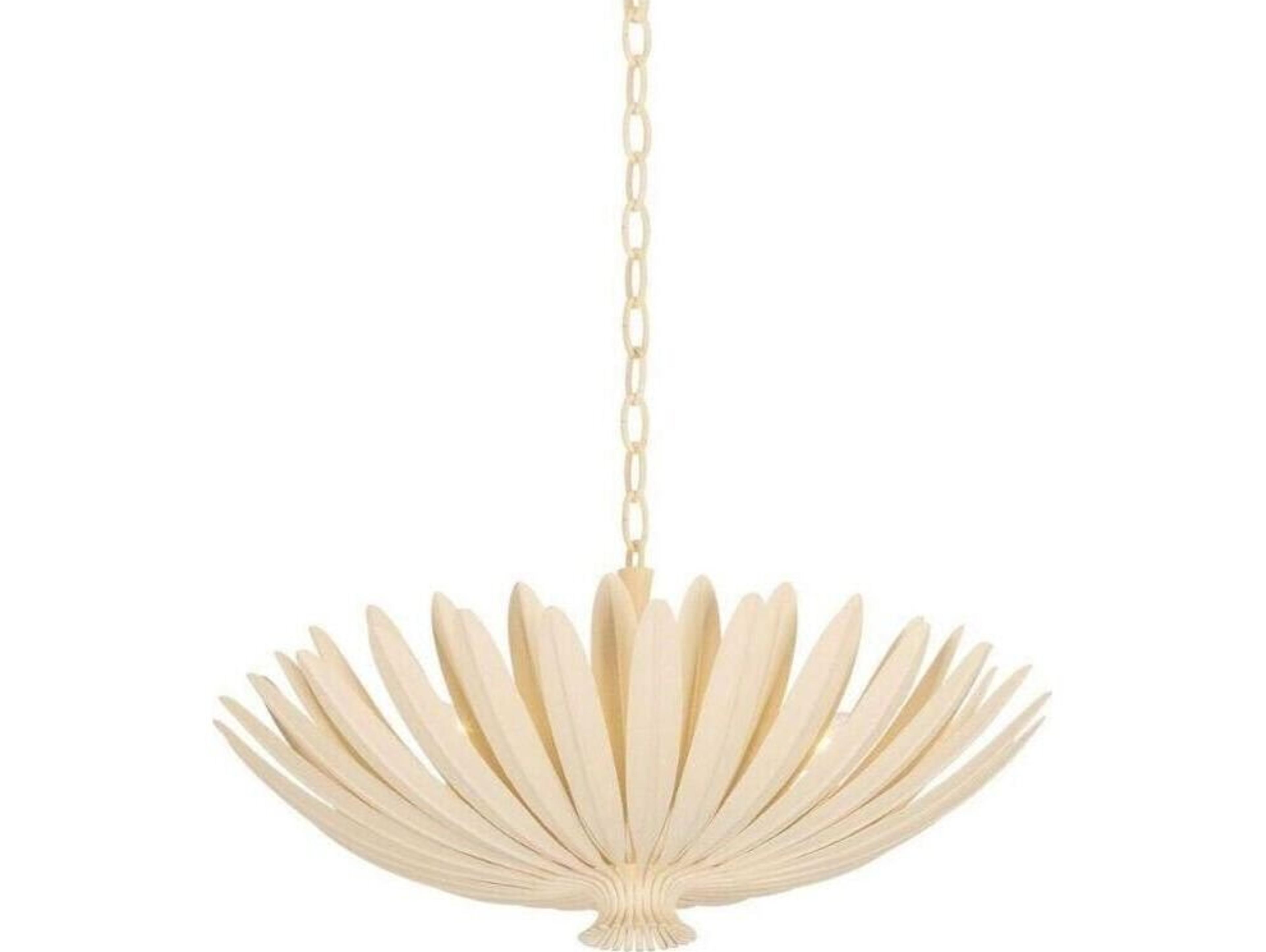 Hudson Valley Whitfield 4-Light Cream Plaster Off White Traditional Bowl Pendant