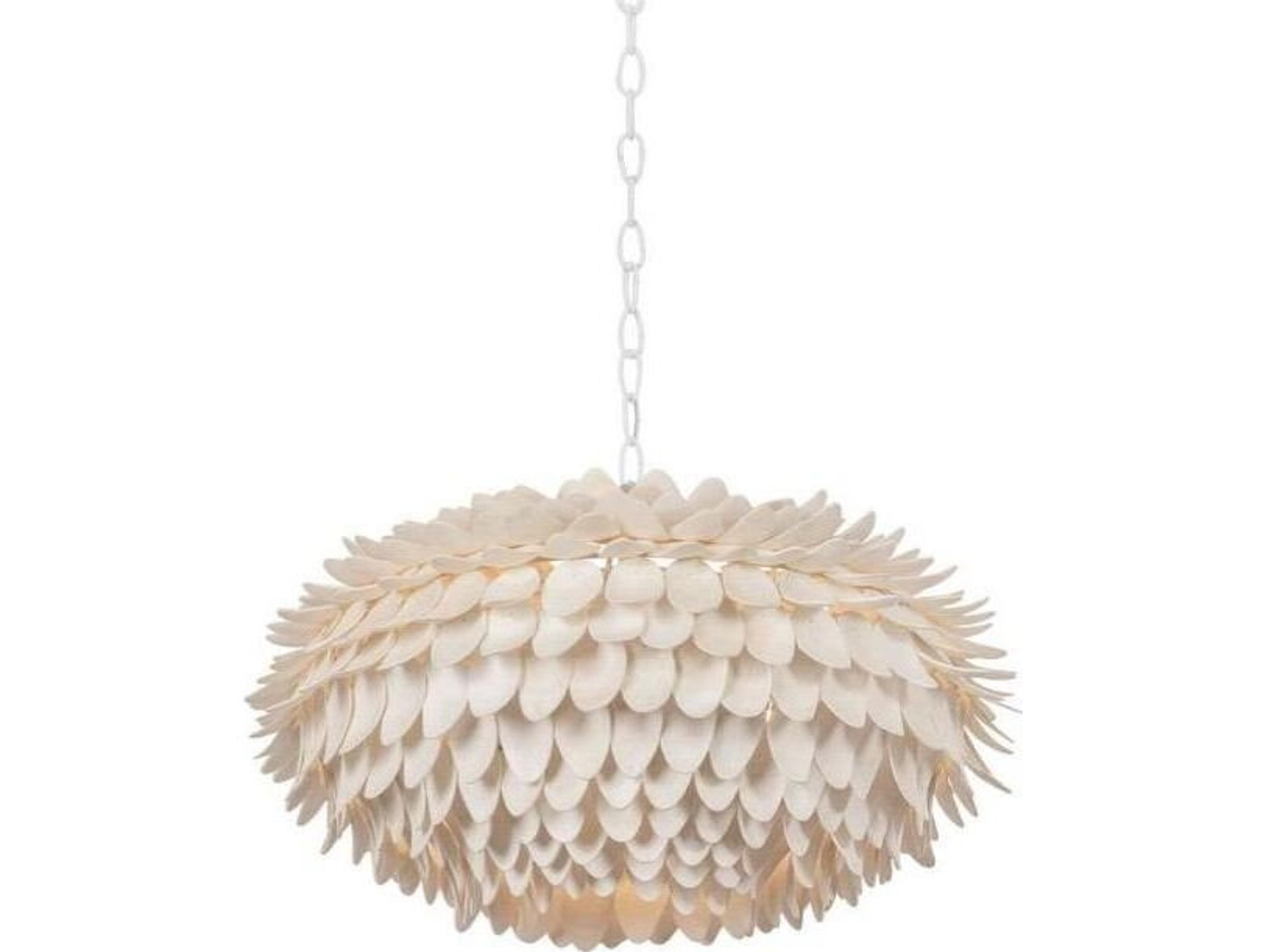 Alsen 3-Light White Plaster Round Pendant