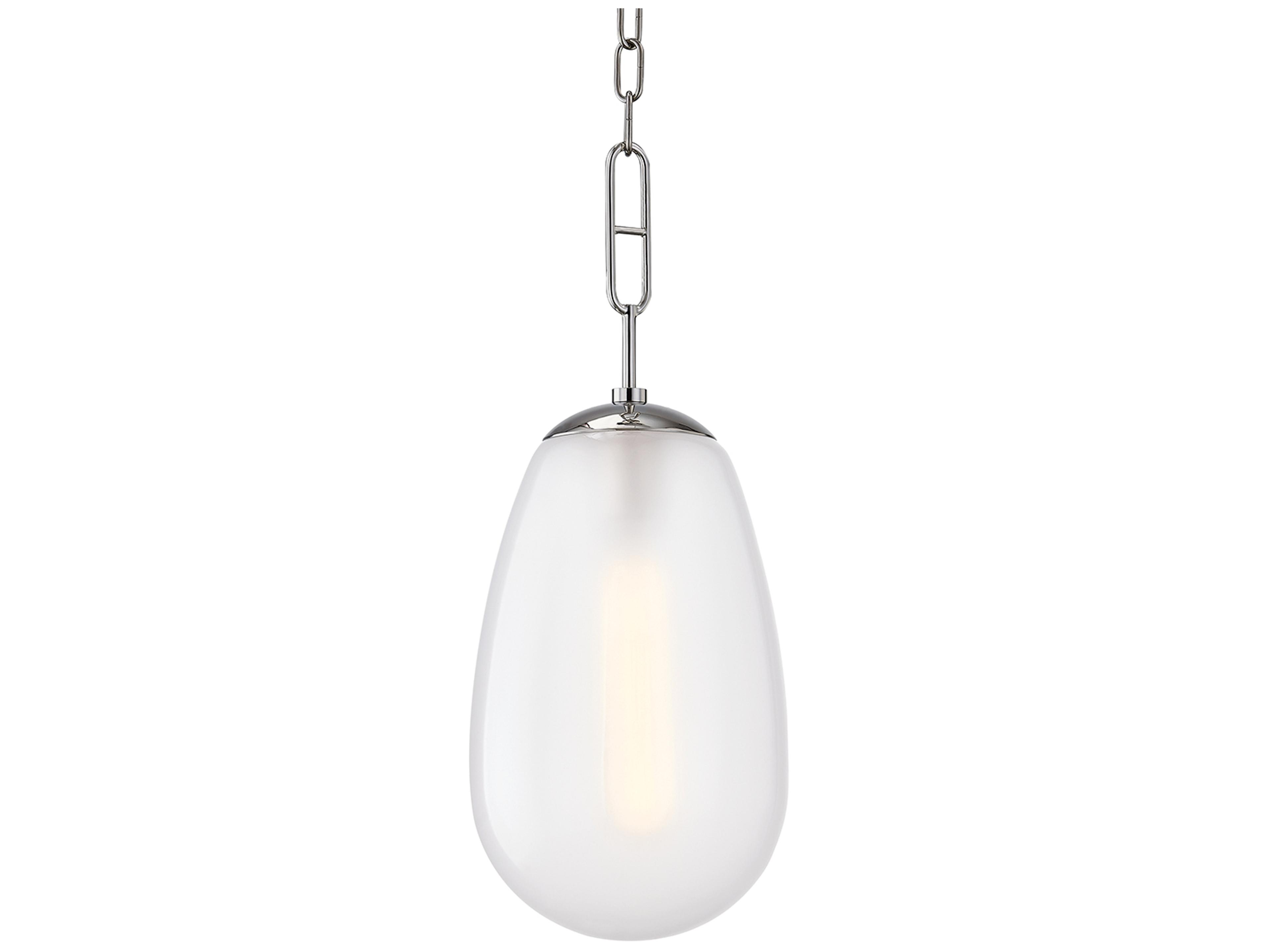 Hudson Valley Bruckner 1-Light Polished Nickel Mini Pendant