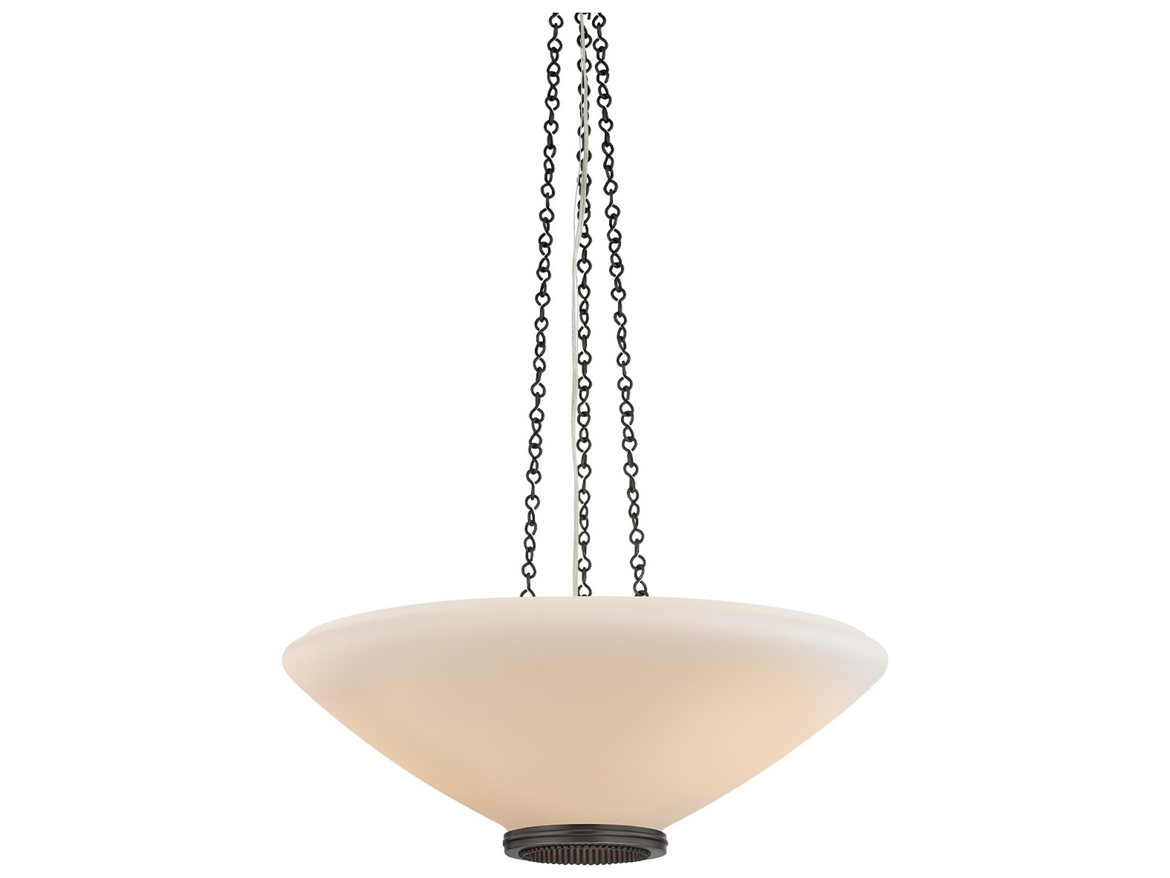 Hudson Valley Awosting 3-Light Distressed Bronze Pendant