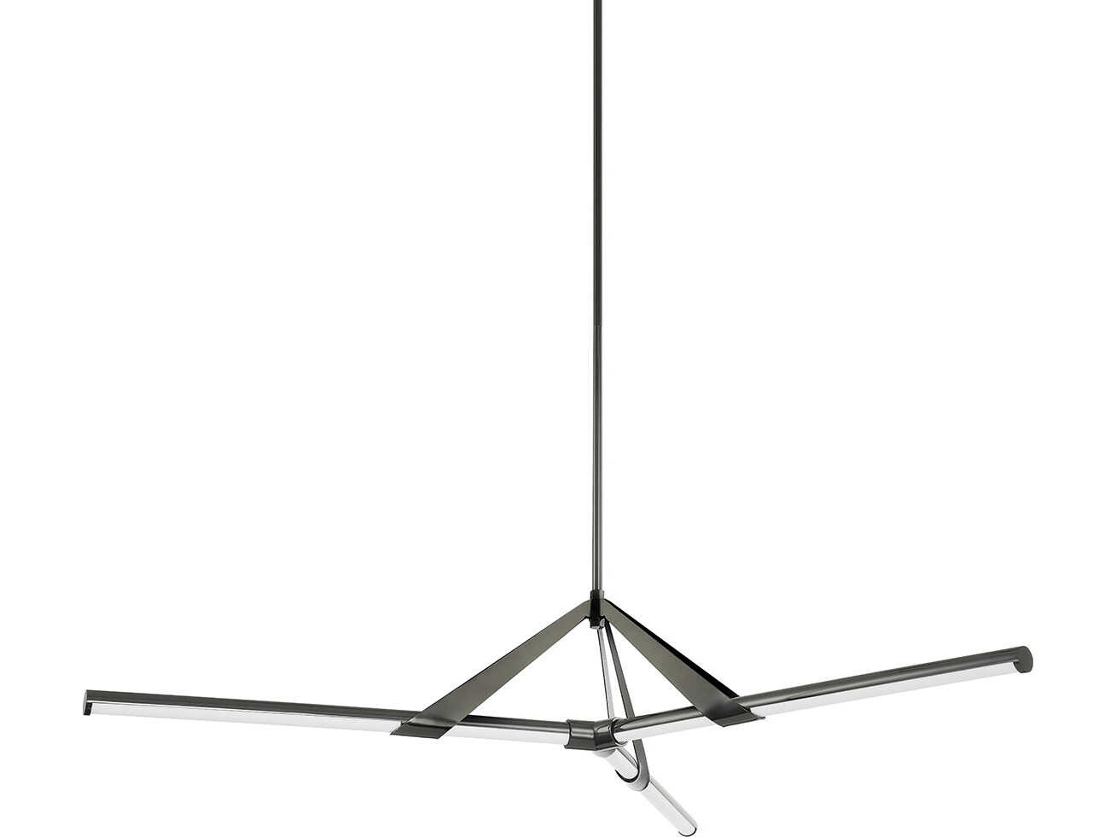 Hudson Valley Jonas 3-Light Black Nickel LED Linear Pendant