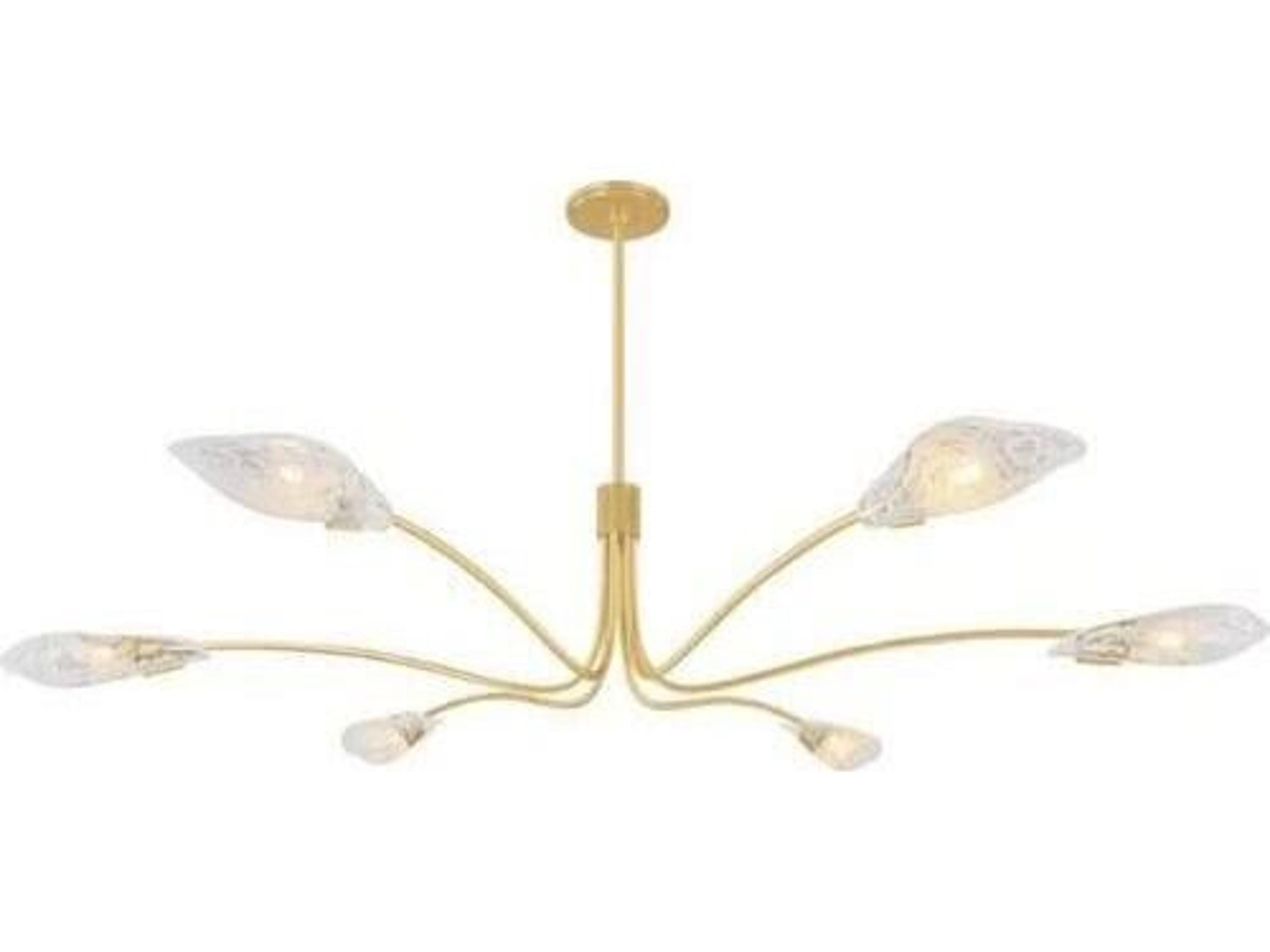 Hudson Valley Tenafly 6-Light Aged Brass Chandelier