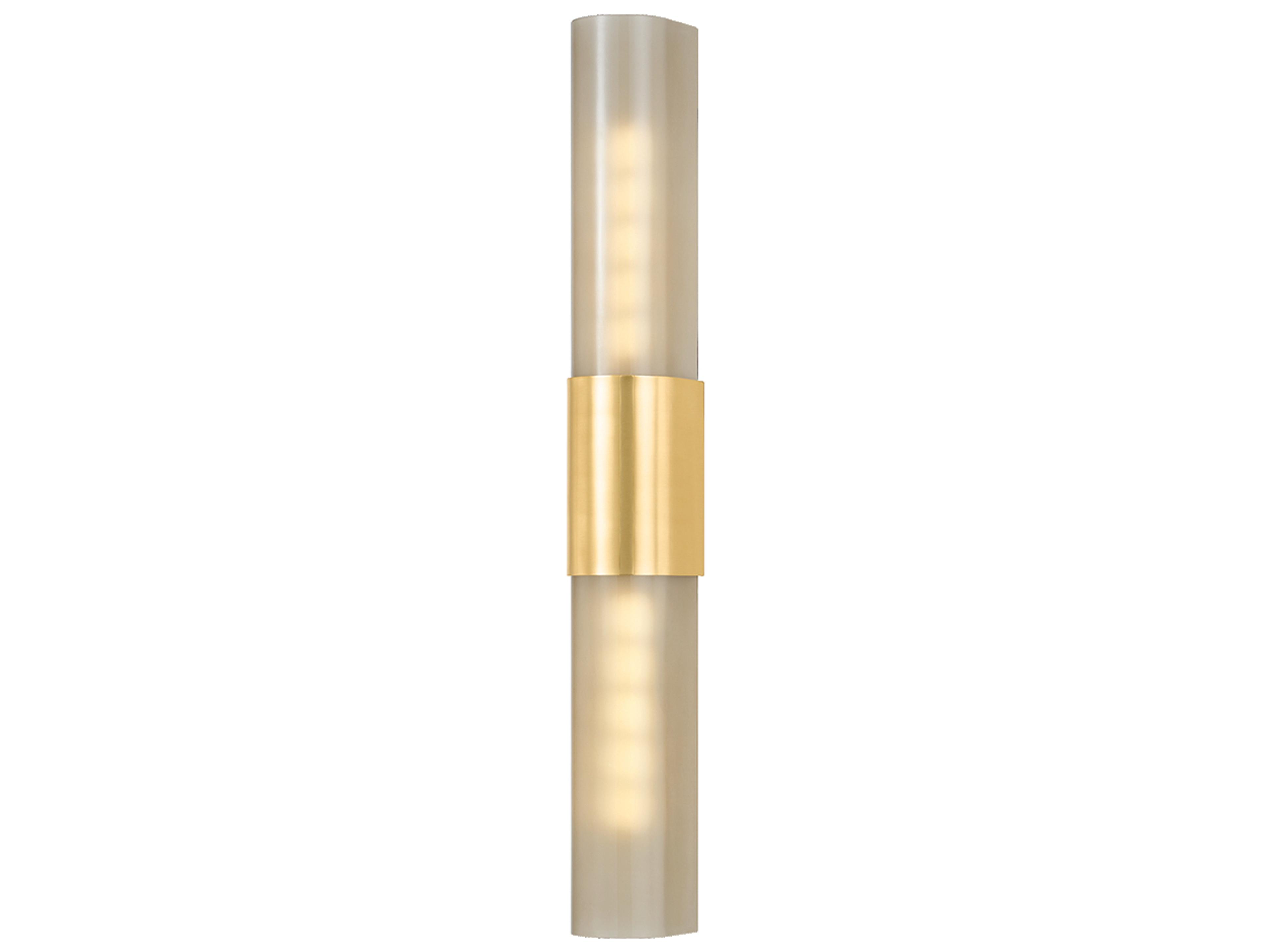 Hudson Valley Somersville 2-Light Aged Brass Wall Sconce