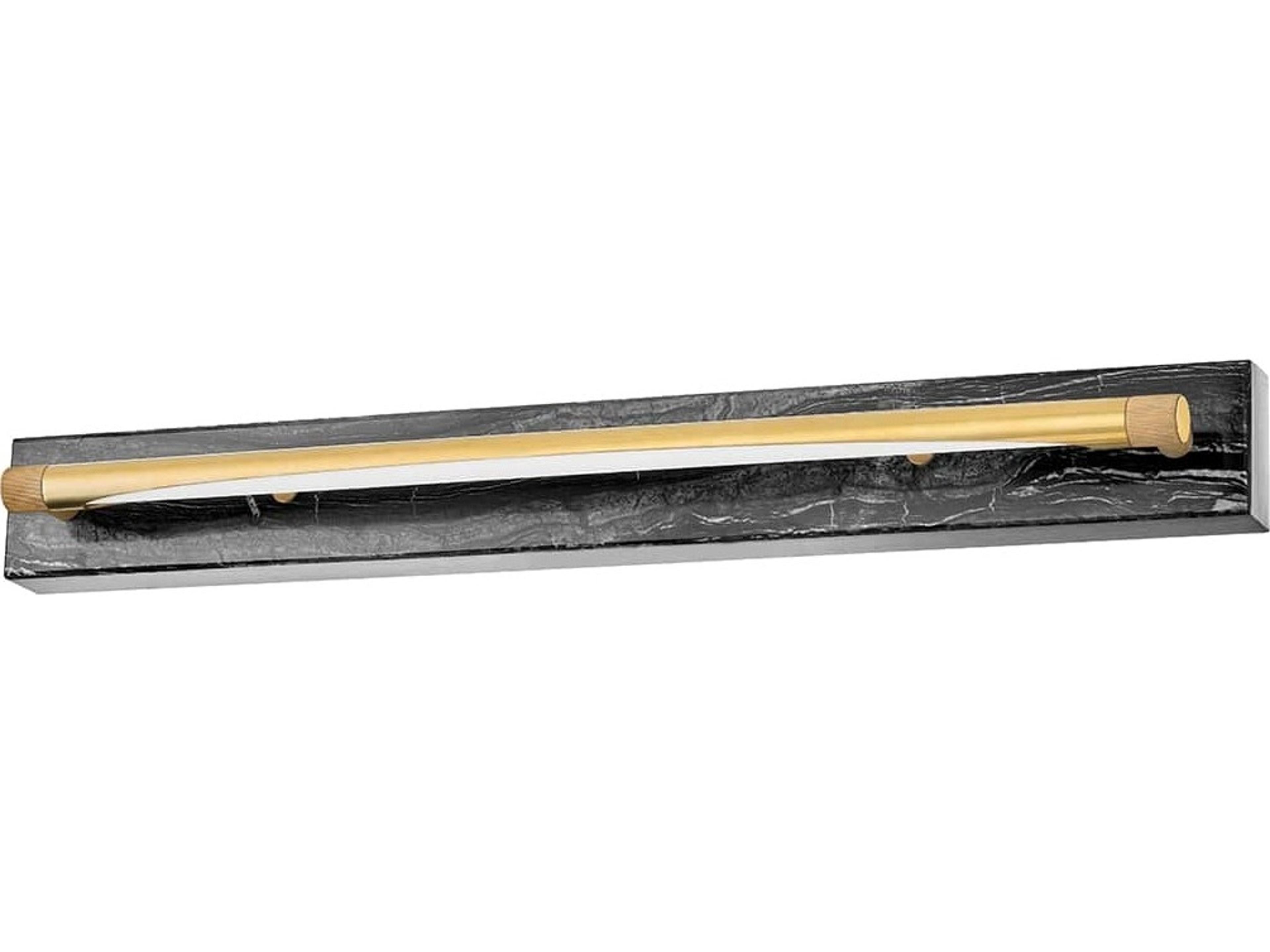 Hudson Valley Hayden 1-Light Aged Brass LED Vanity Light