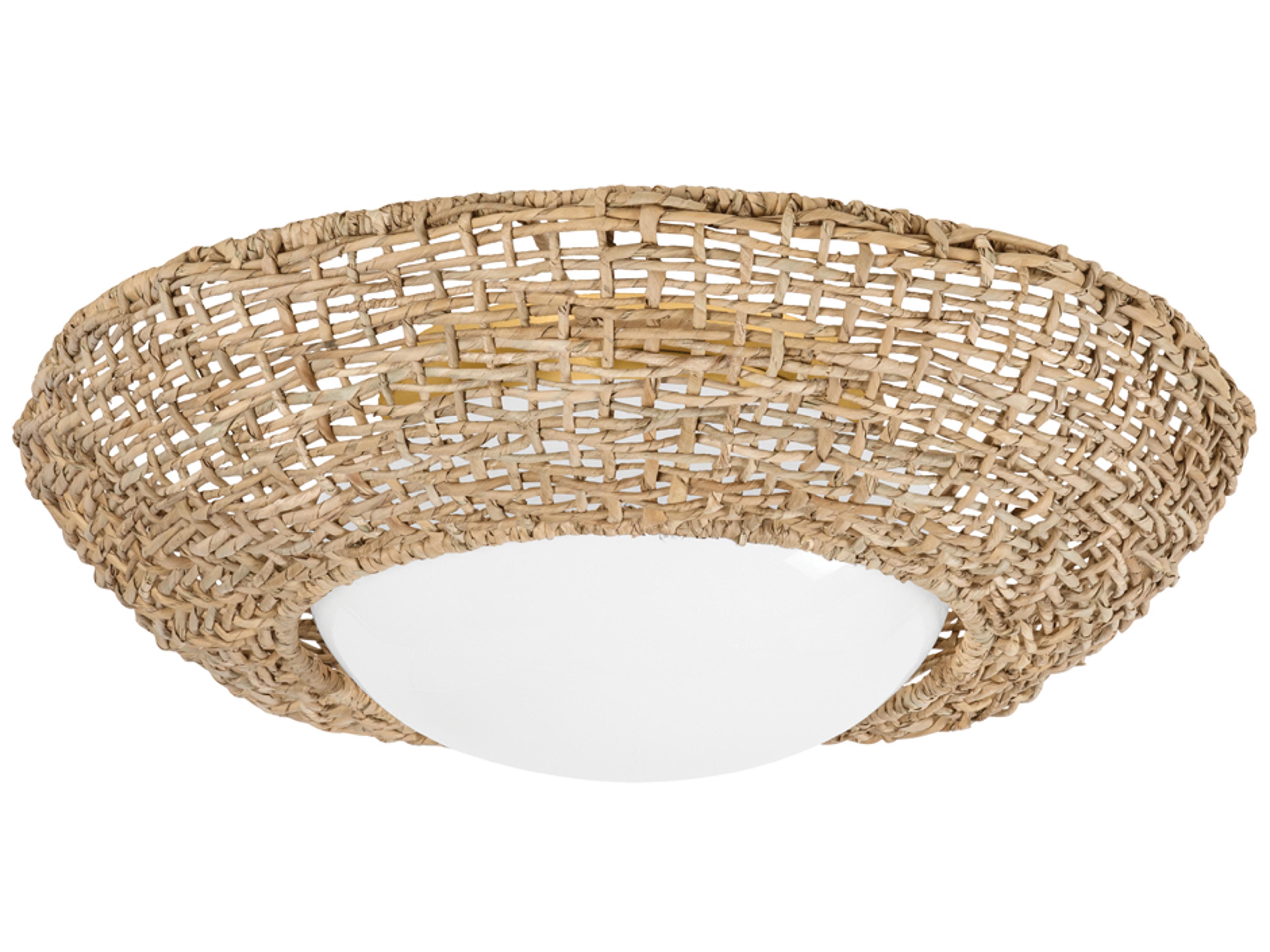 Hudson Valley Killington 2-Light Vintage Gold Leaf Flush Mount