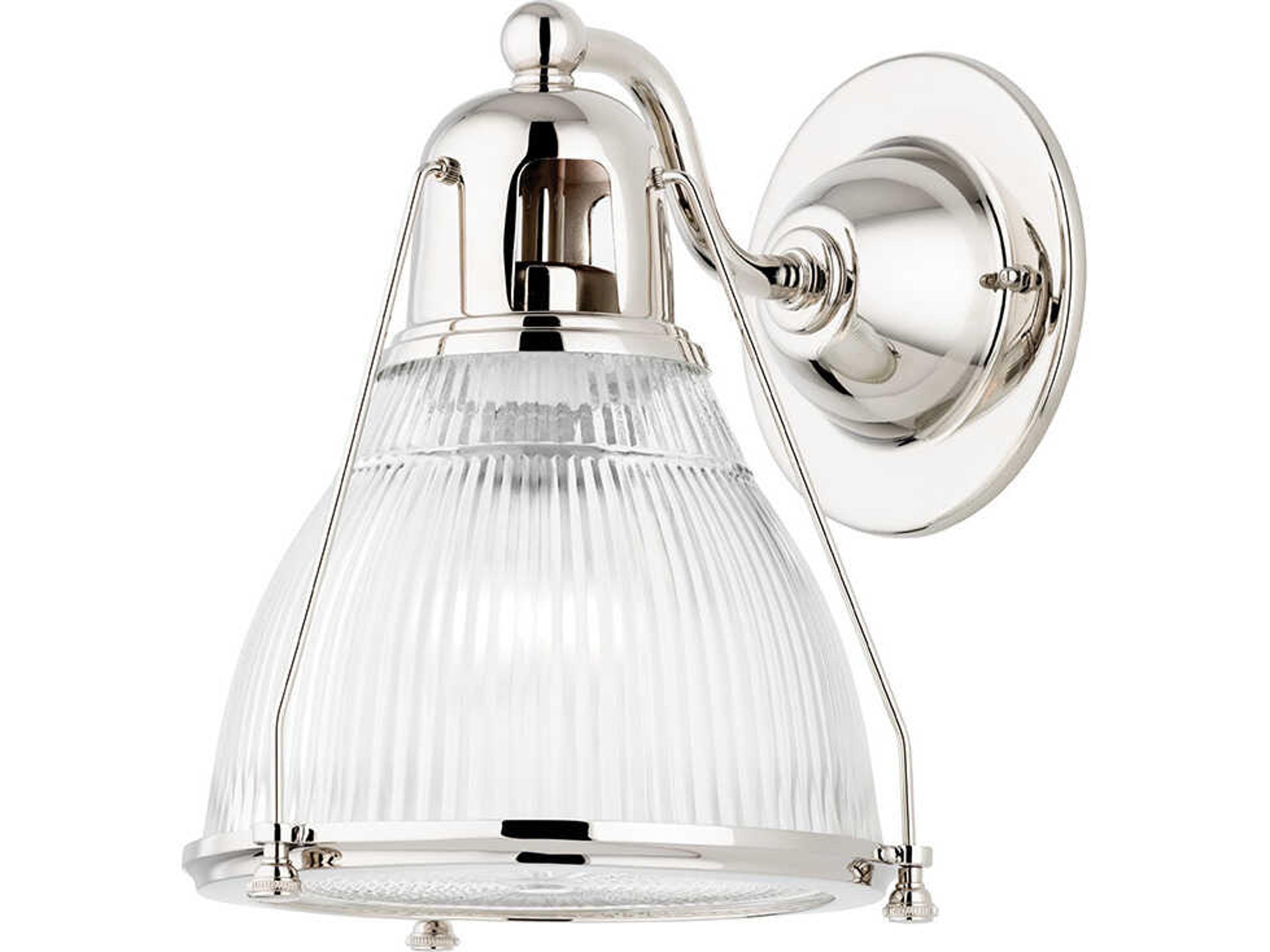 Hudson Valley Haverhill 1-Light Polished Nickel Wall Sconce