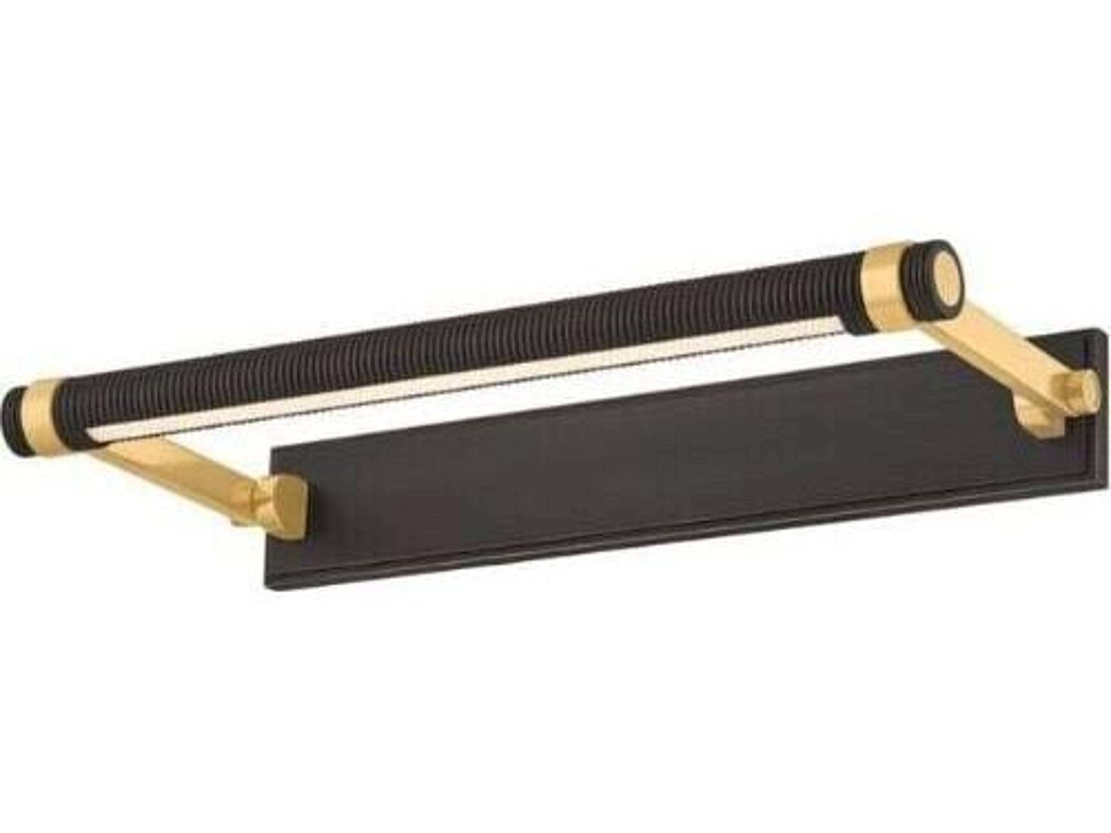 Hudson Valley Duell 1-Light Aged Brass Distressed Bronze Black Picture Light