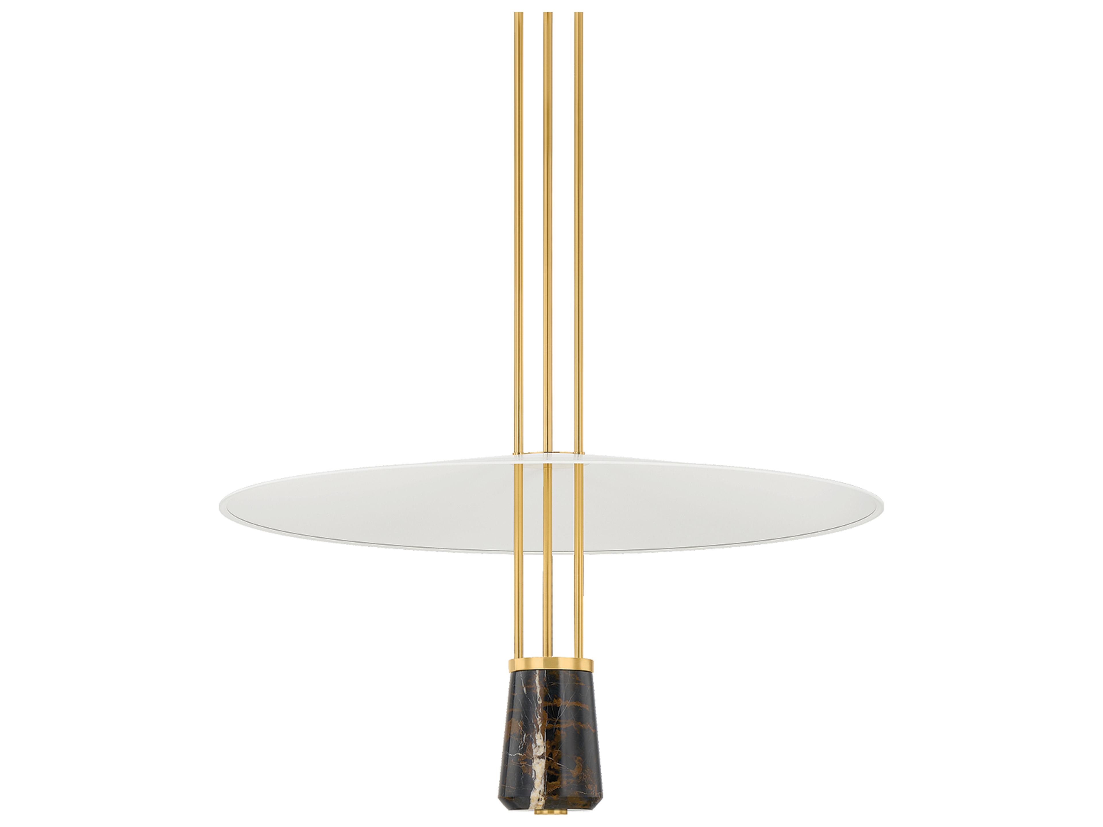Hudson Valley Barnegat 1-Light Aged Brass Soft White Linear Pendant