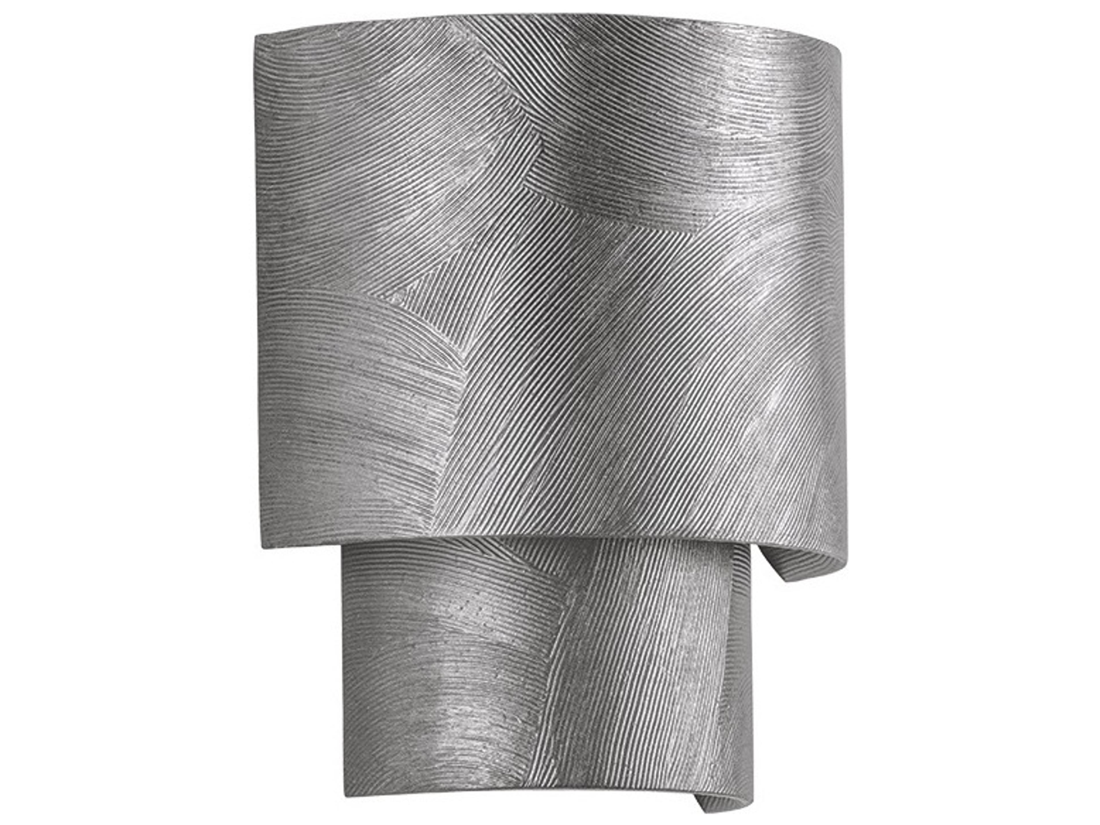 Hudson Valley Moray 2-Light Black Silver Leaf Wall Sconce
