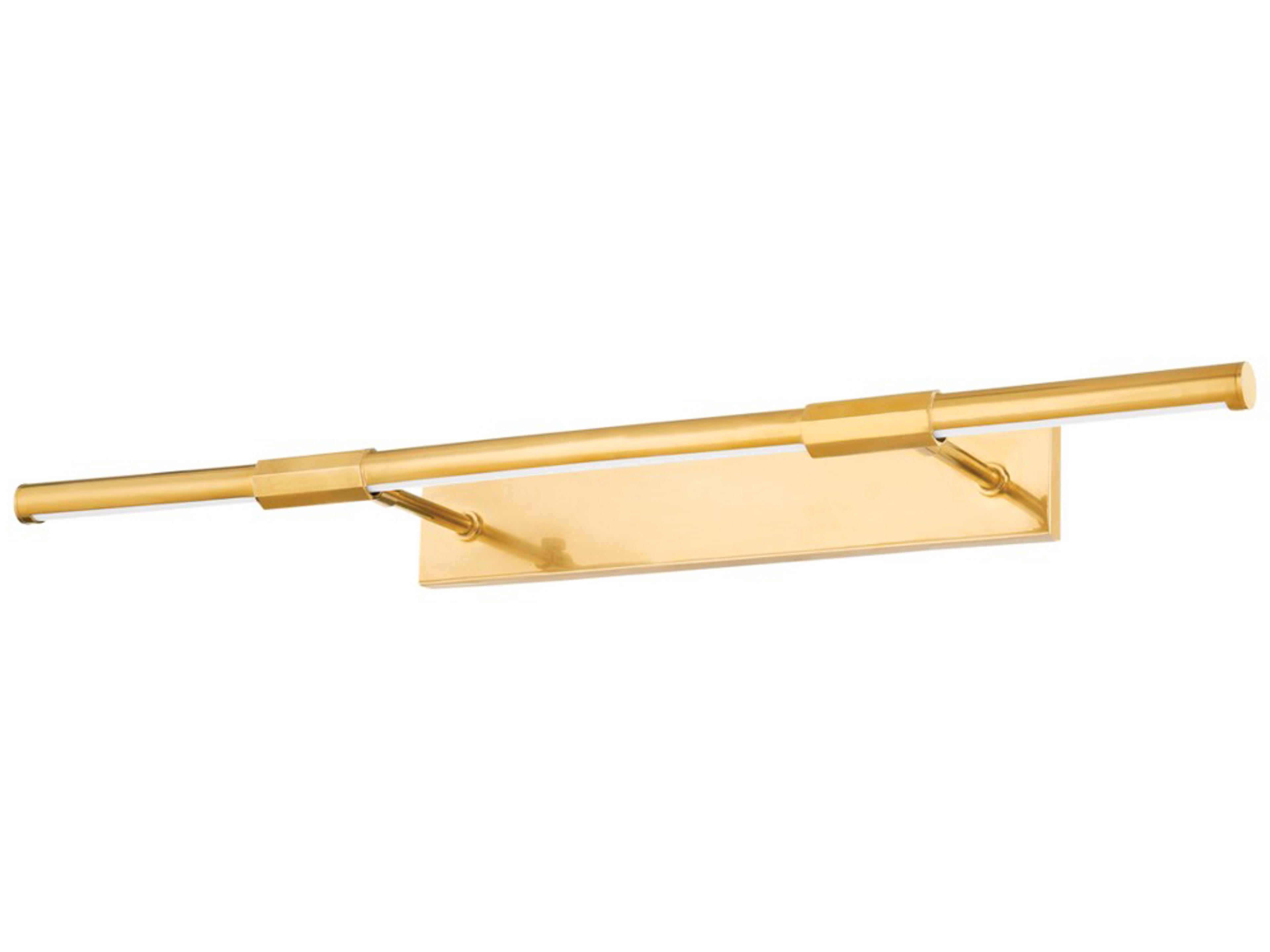 Hudson Valley Melbourne 1-Light Aged Brass Picture Light