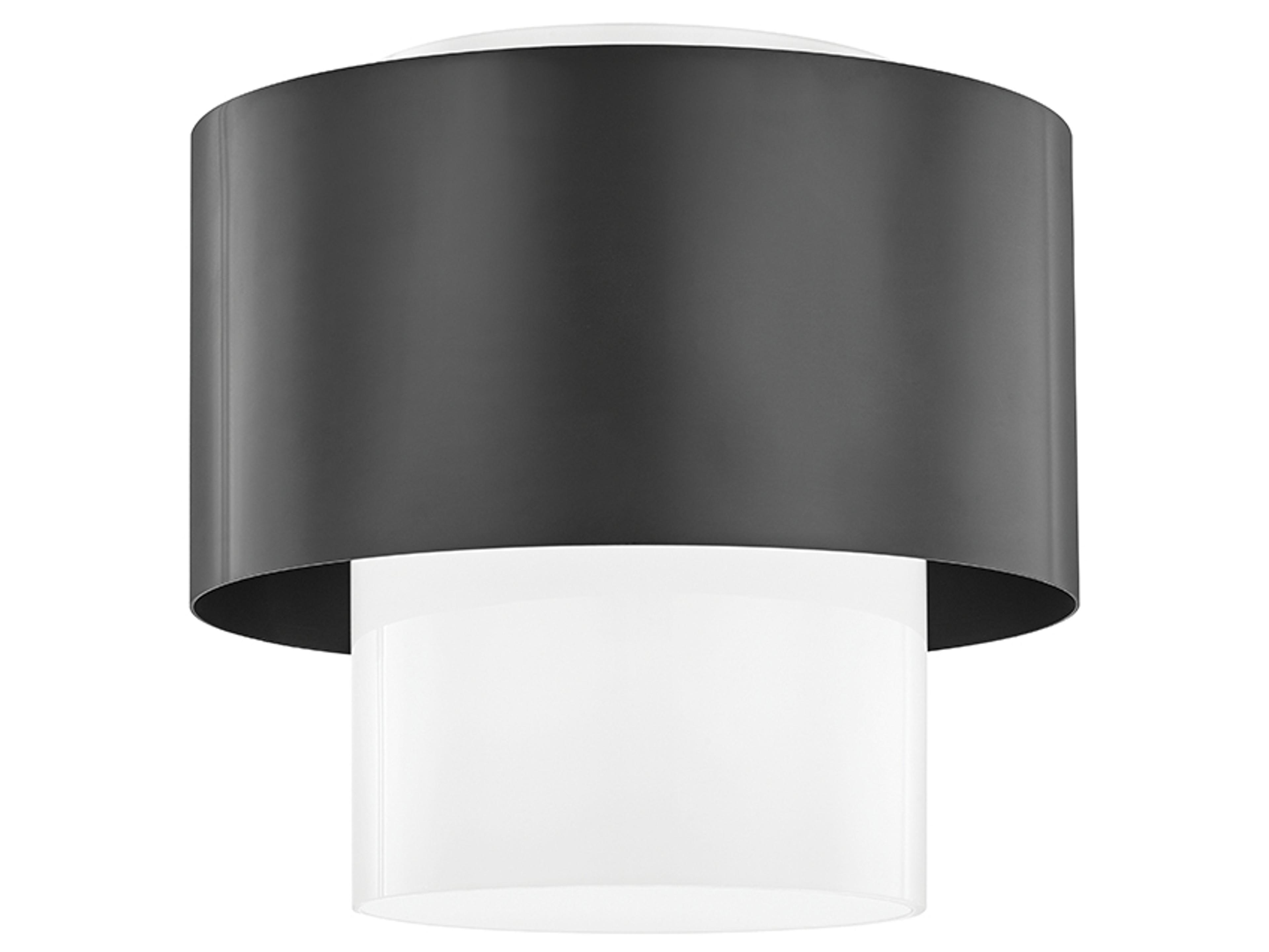 Hudson Valley Corinth 1-Light Old Bronze Cylinder Flush Mount