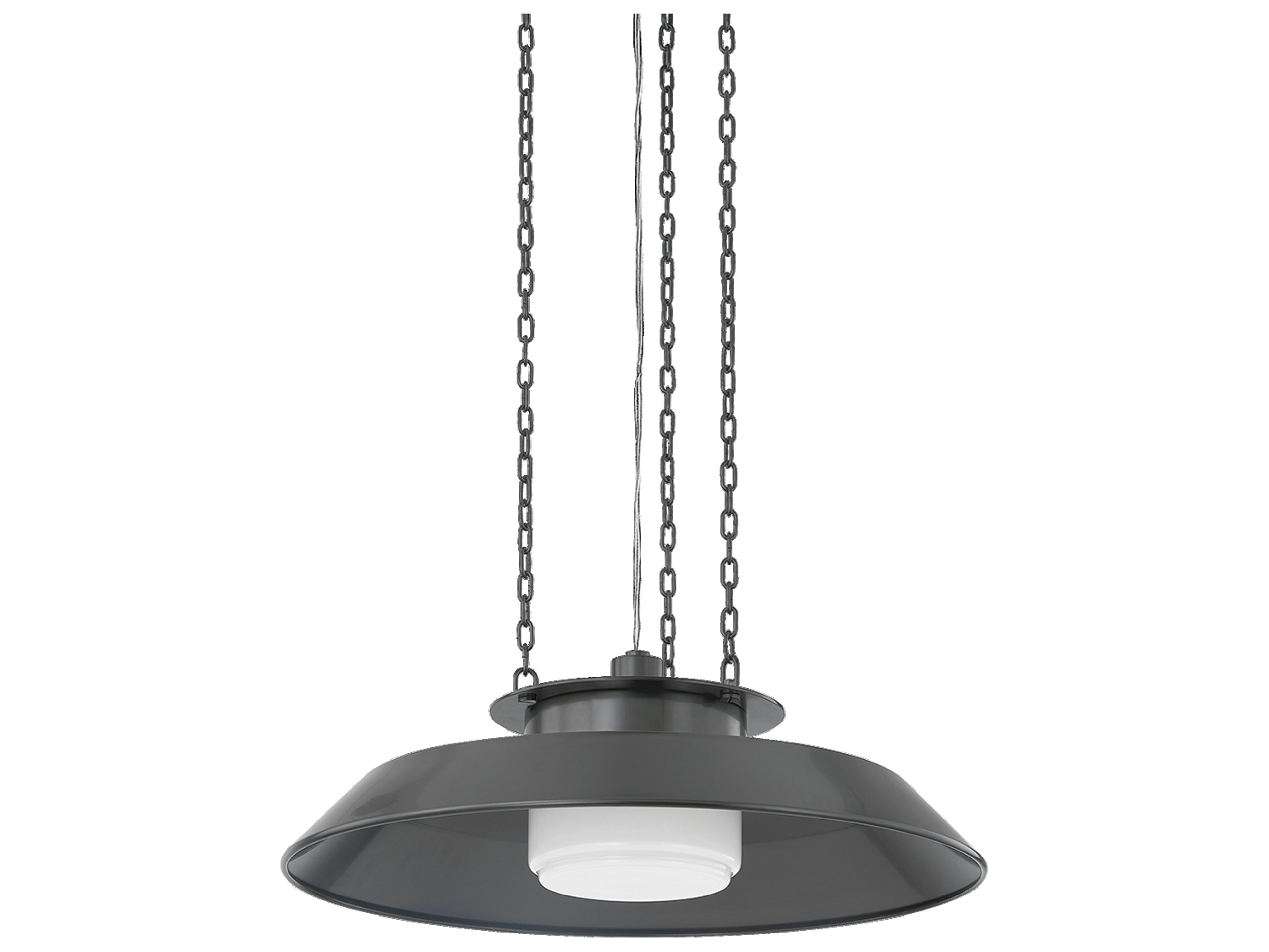 Hudson Valley Woodrow 1-Light Distressed Bronze Bowl Pendant