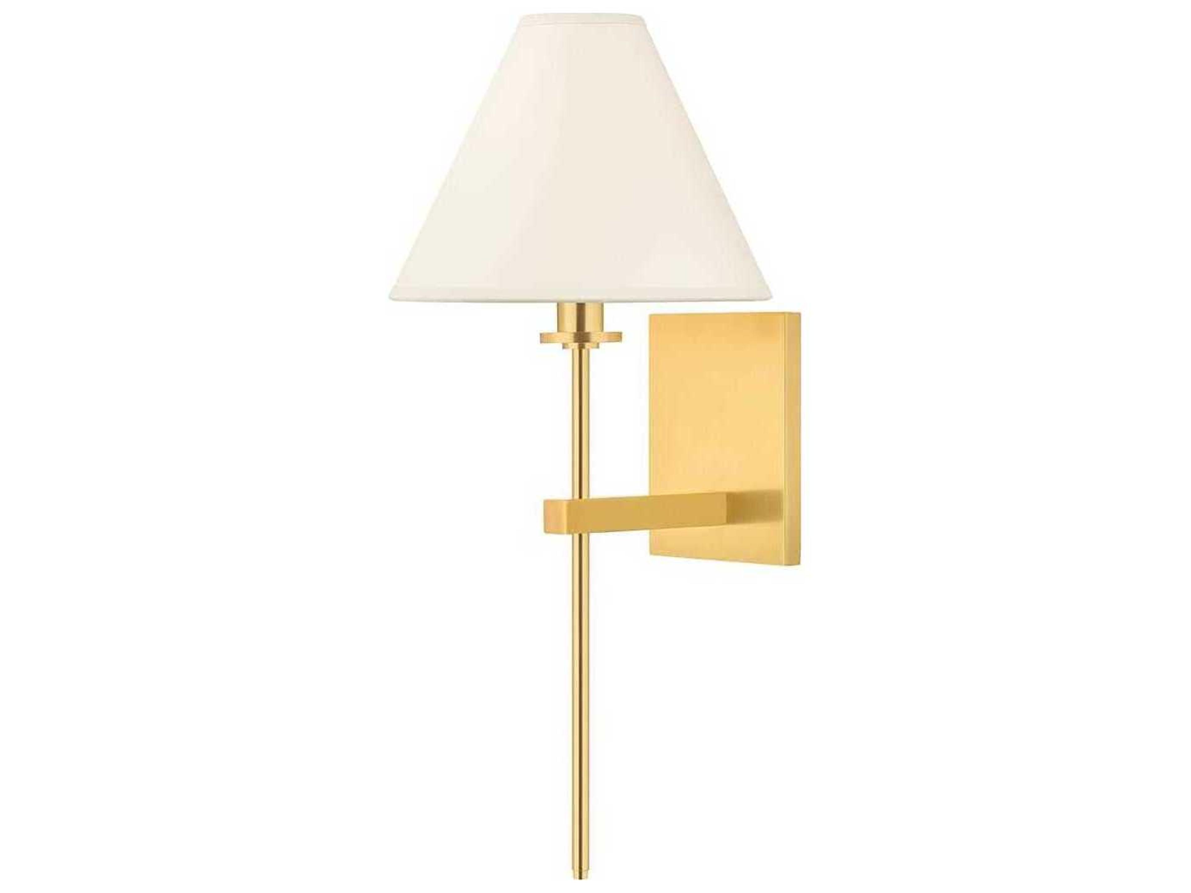 Graham 1-Light Aged Brass Wall Sconce