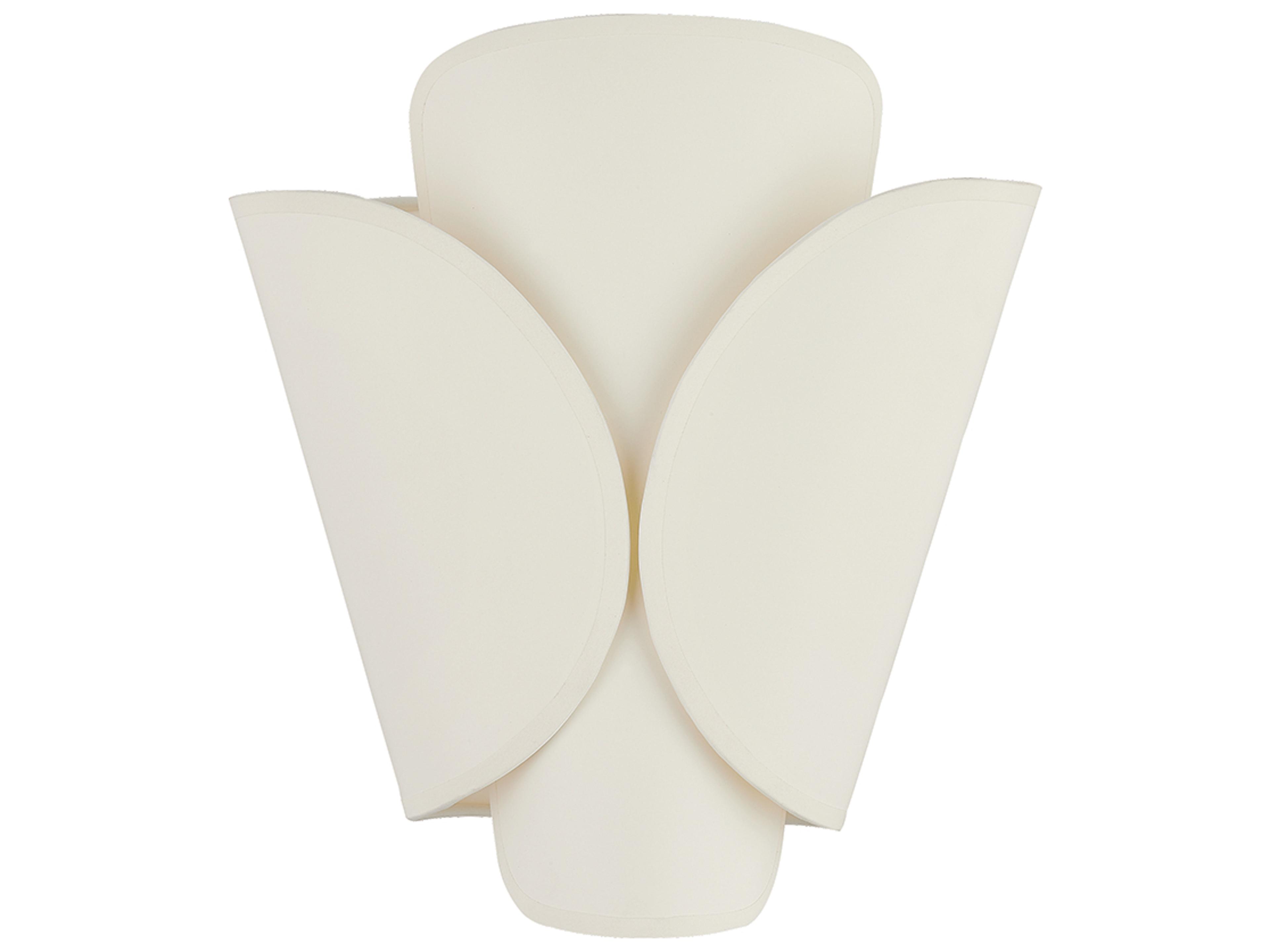 Hudson Valley Savoie 1-Light Off White Brass Wall Sconce