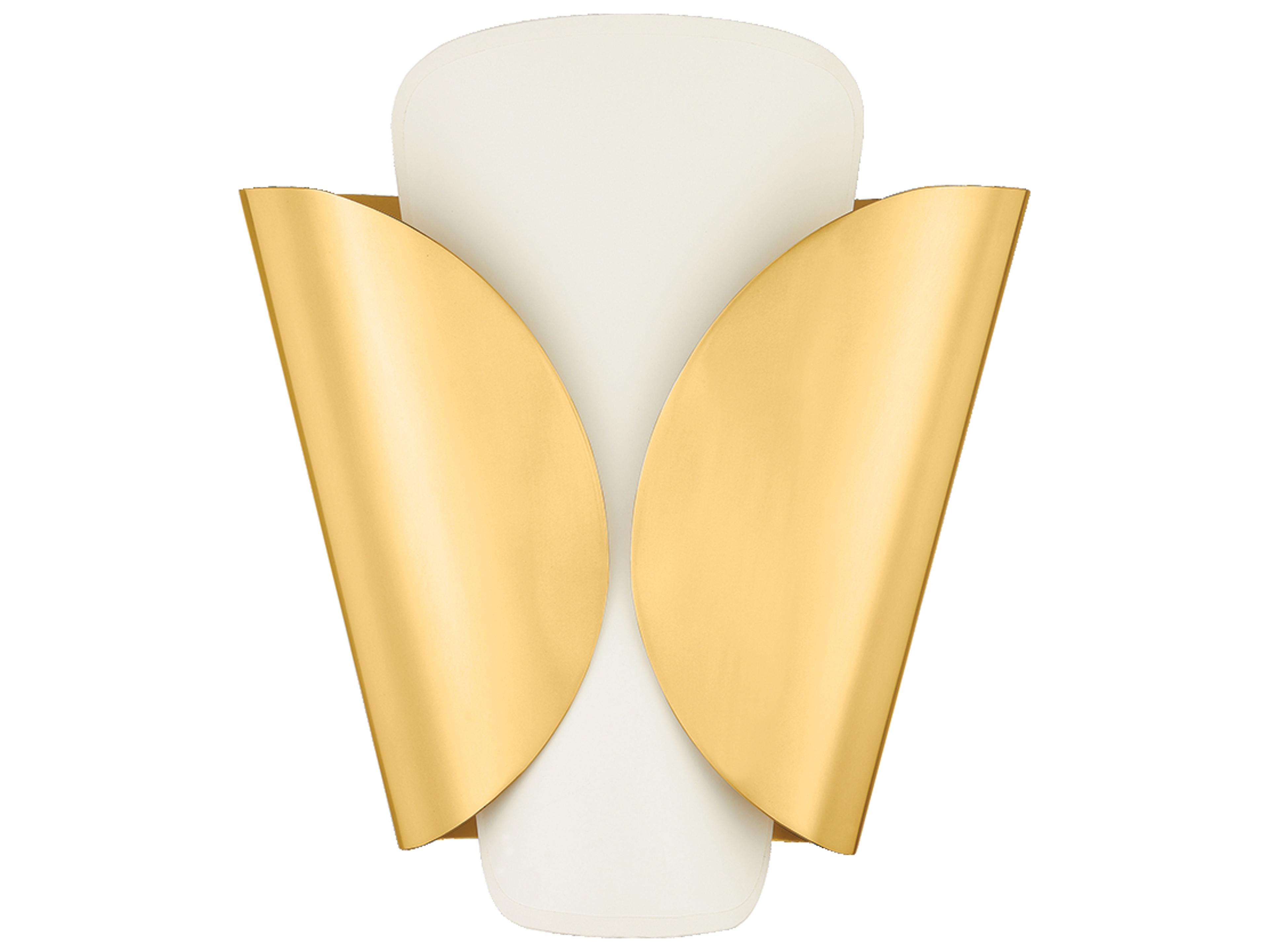 Hudson Valley Savoie 1-Light Aged Brass Wall Sconce