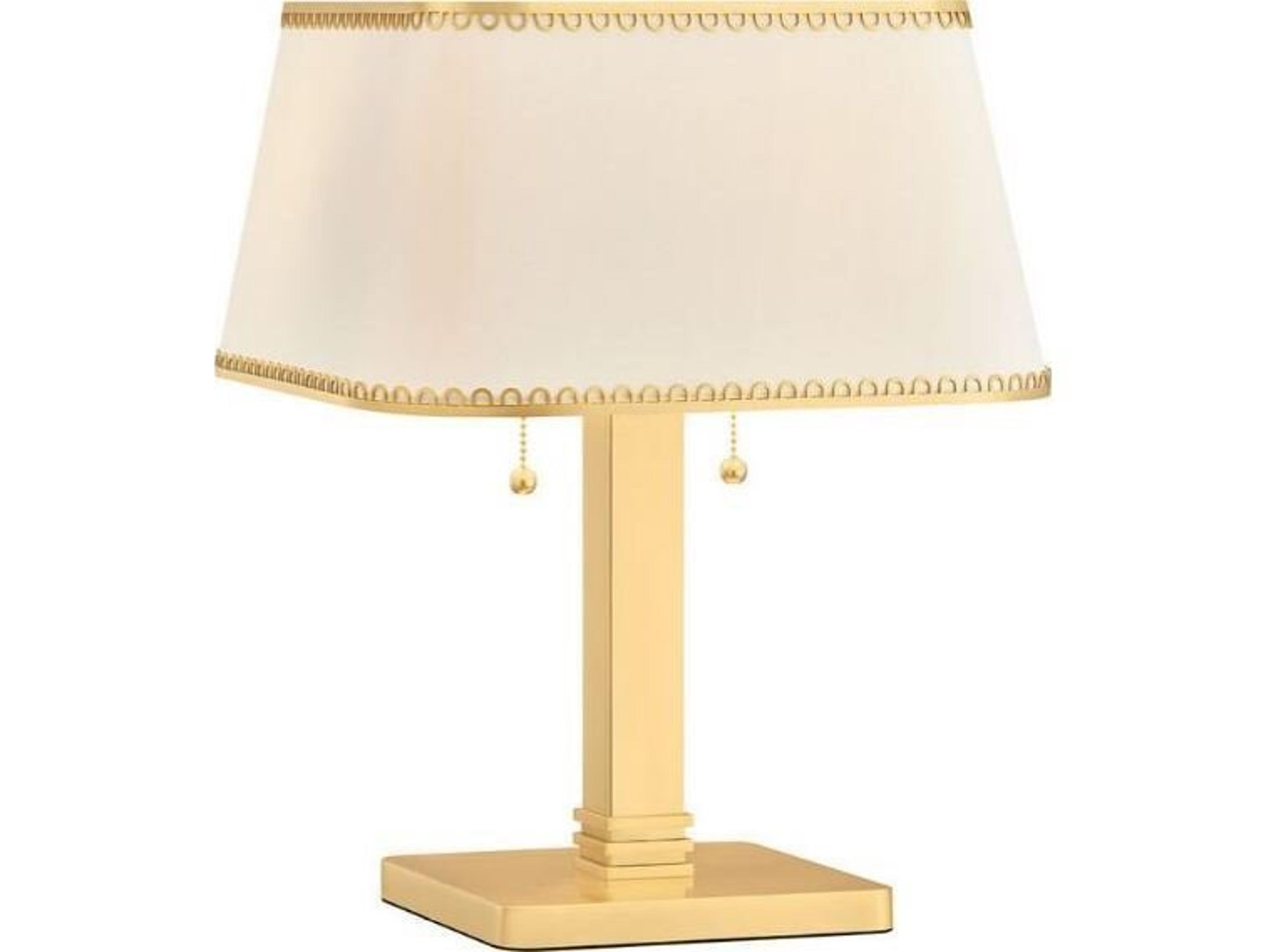 Hudson Valley Claude Aged Brass Traditional Table Lamp