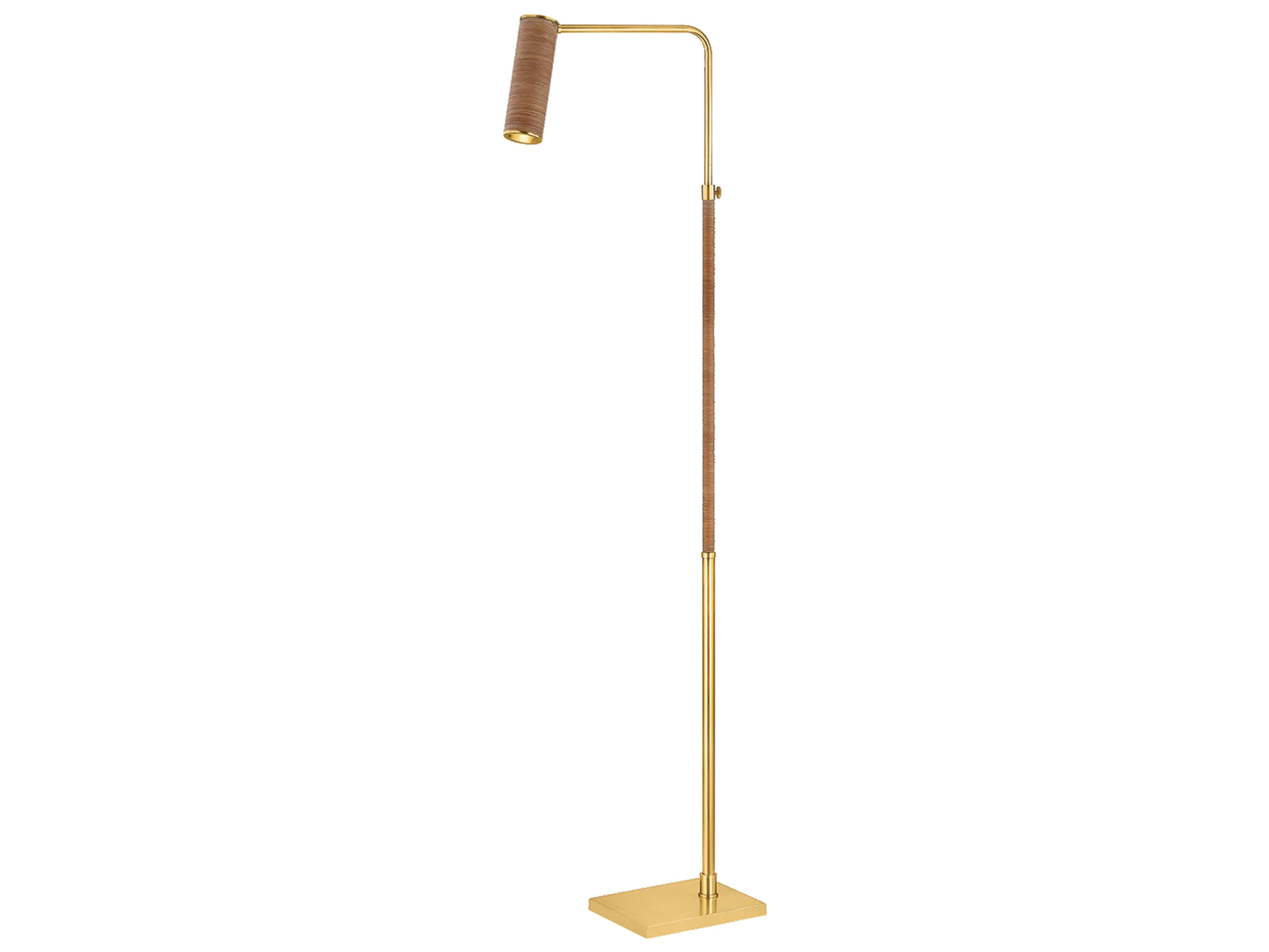 Hudson Valley Narragansett Aged Brass Floor Lamp