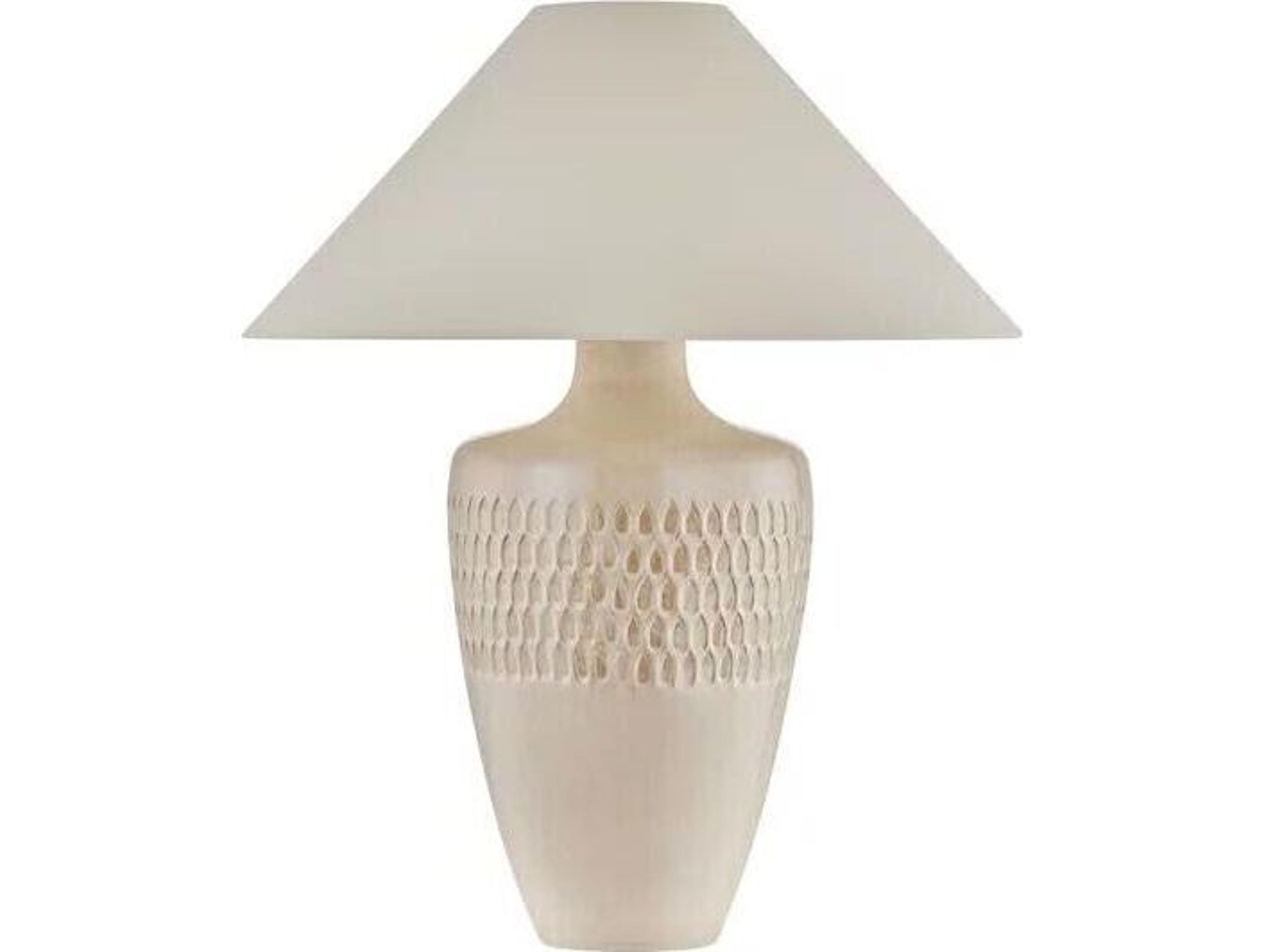 Hudson Valley Valleydale Aged Brass Ceramic Reactive Manchado White Traditional Buffet Lamp