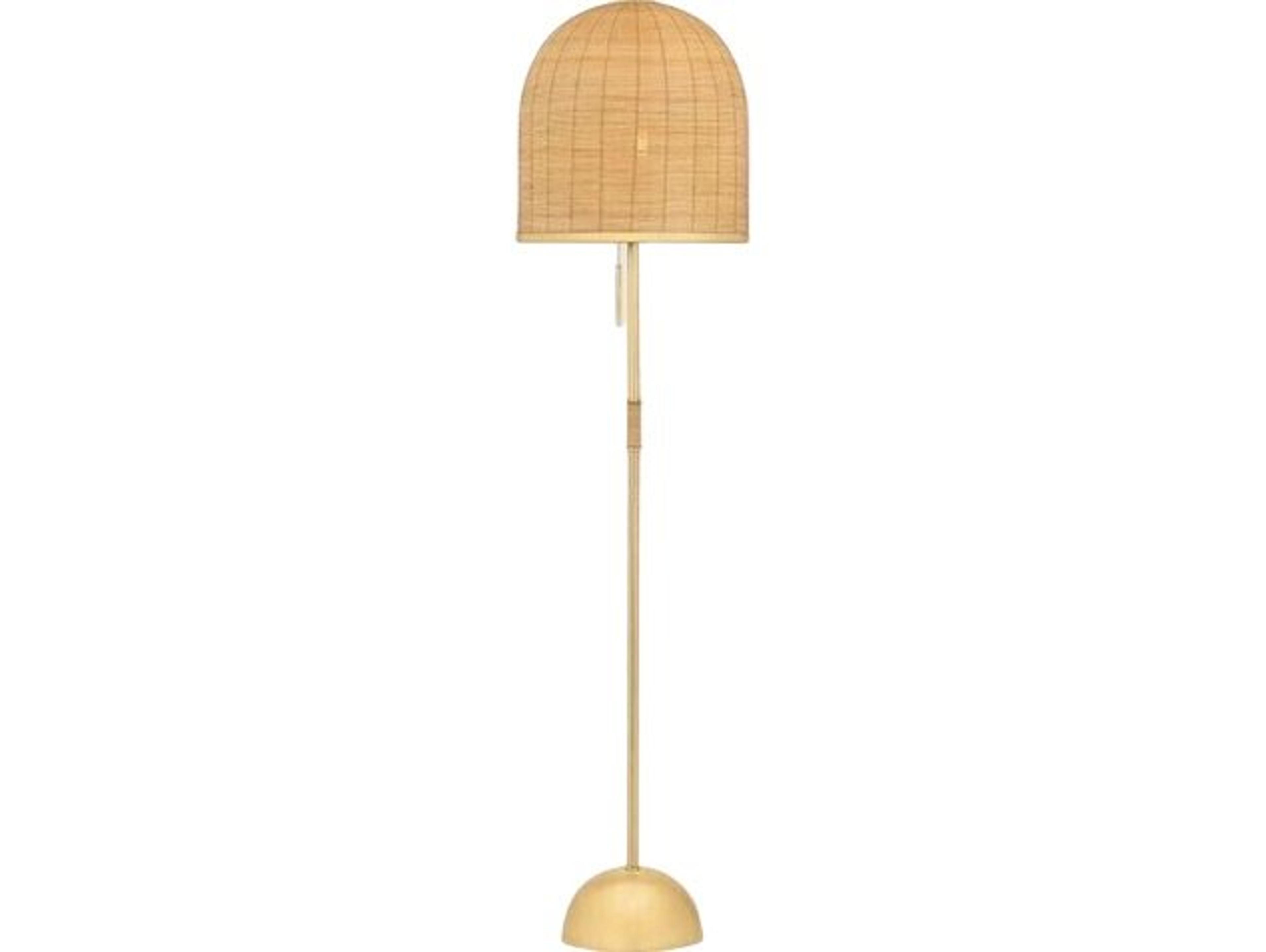 Hudson Valley Darfield Aged Brass Floor Lamp