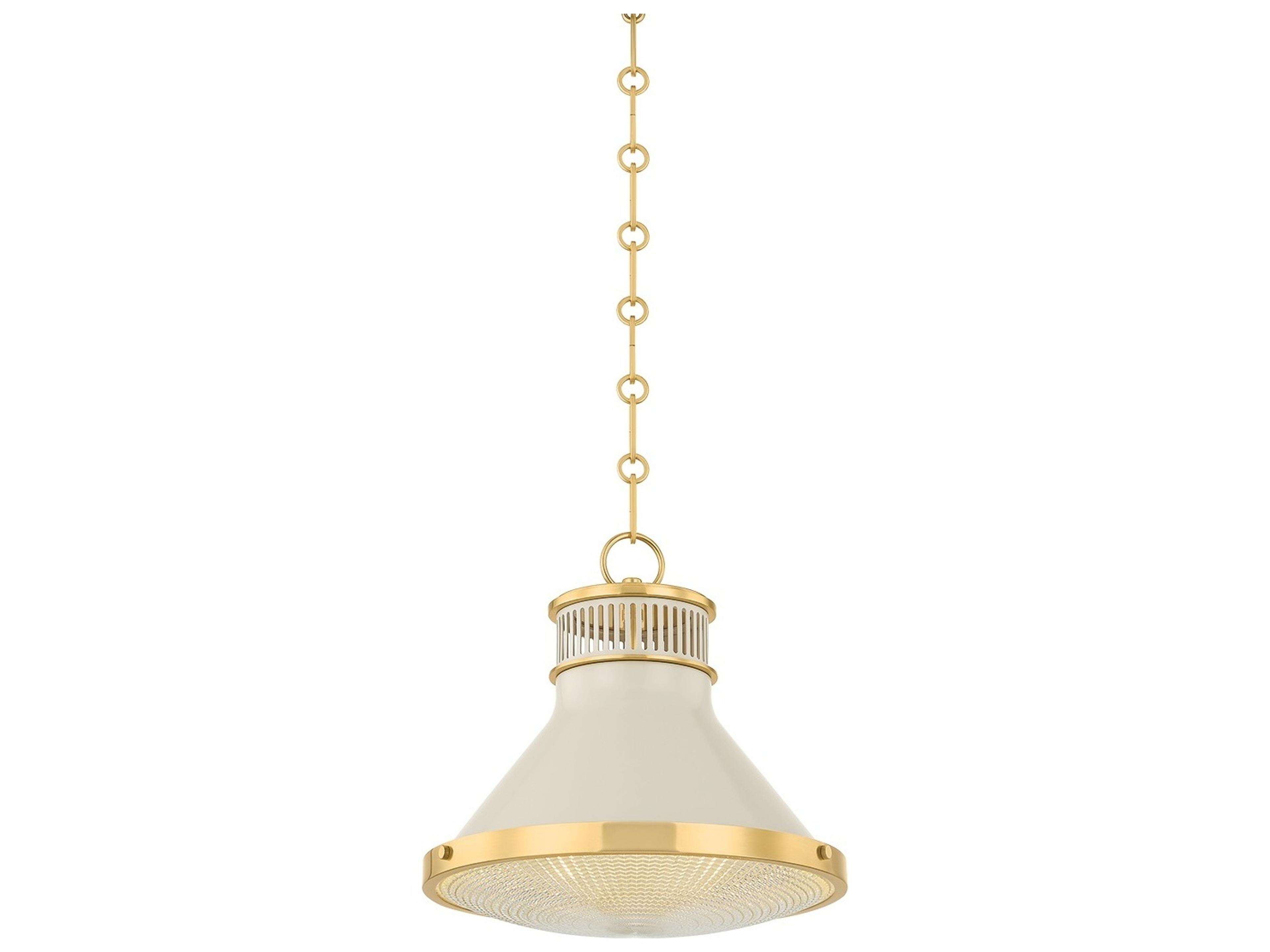 Hudson Valley Highclere 1-Light Off White Mini Pendant