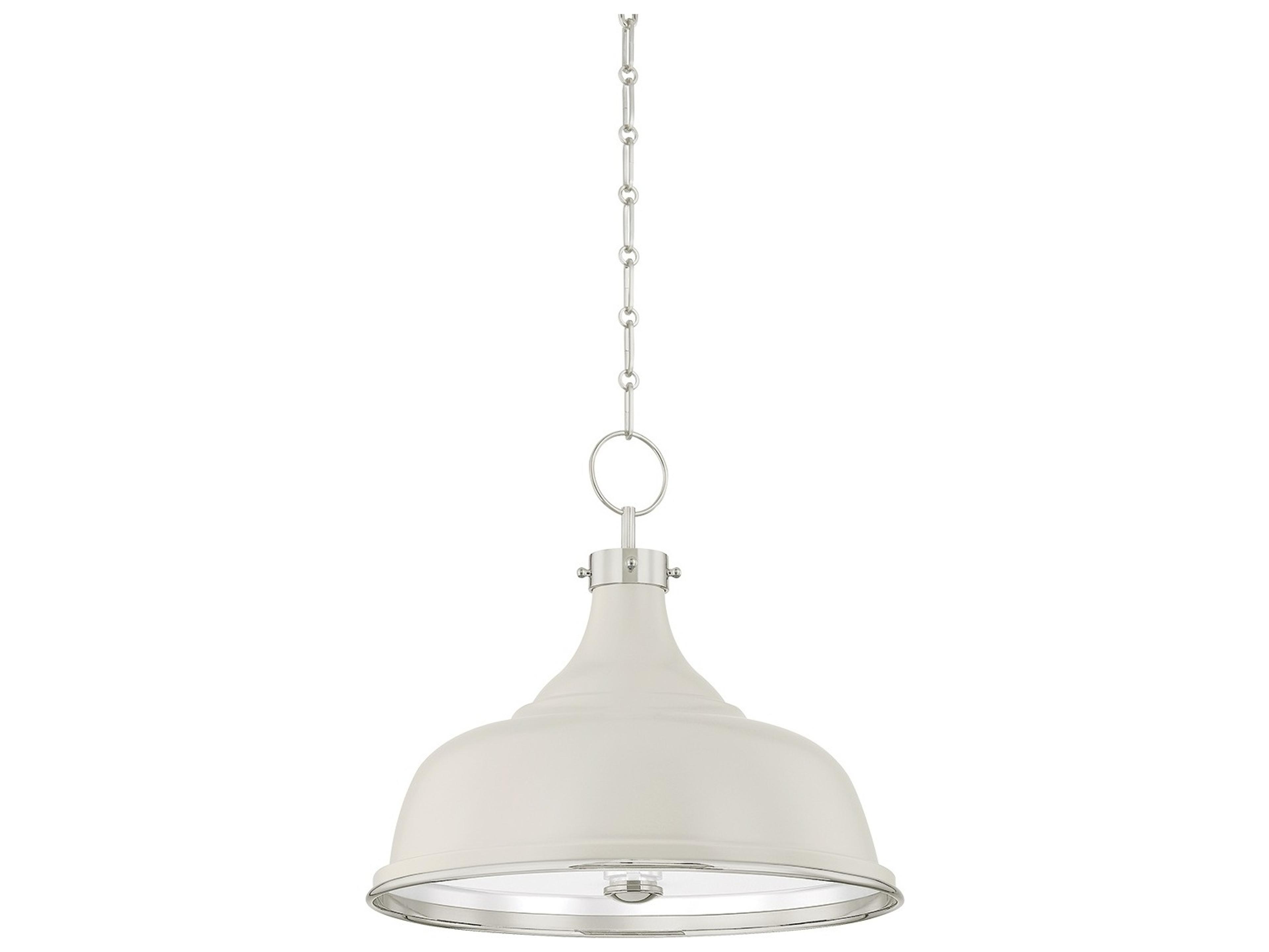 Hudson Valley Painted No. 1 3-Light Off White Pendant