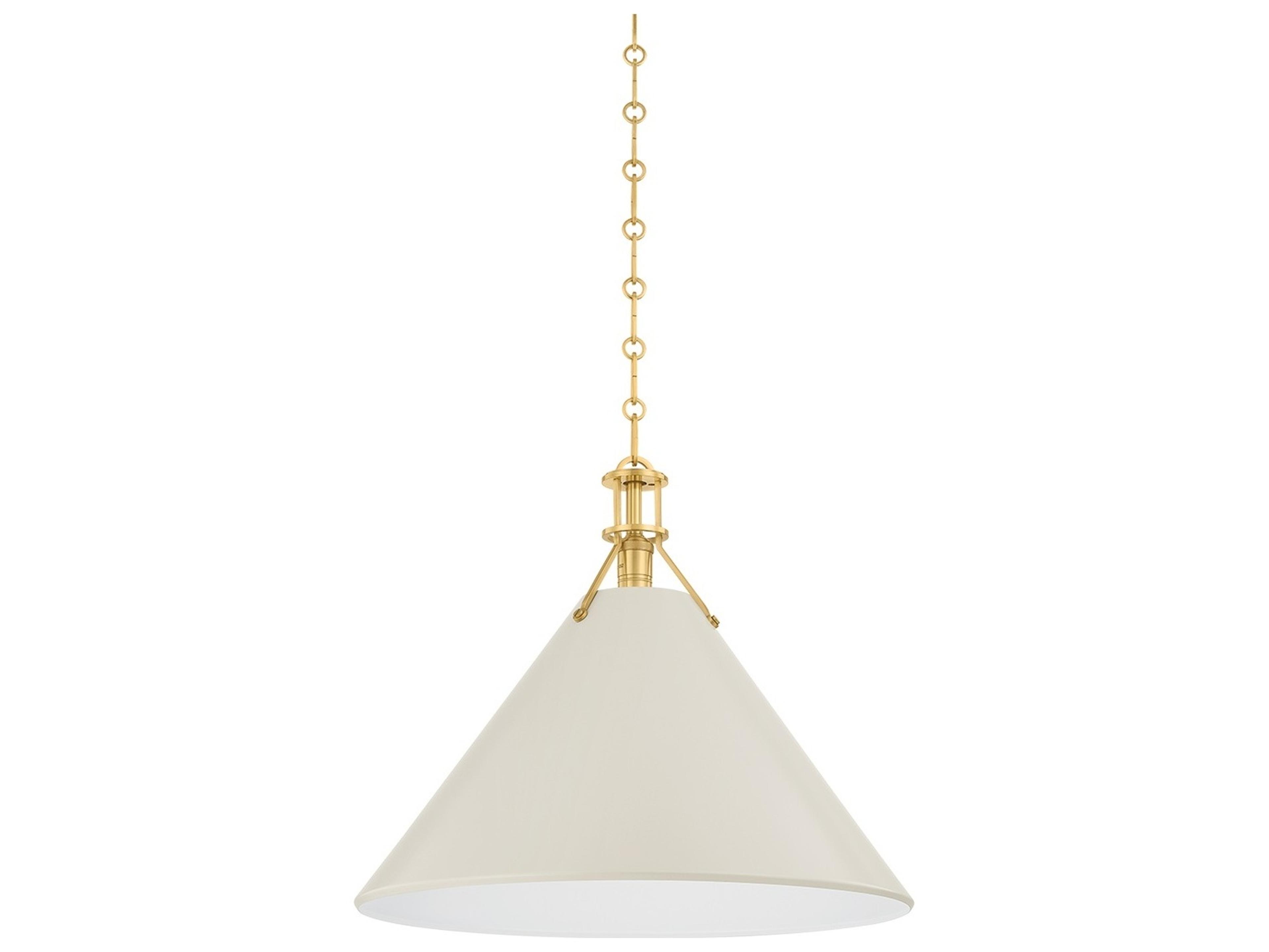 Hudson Valley Painted No. 2 1-Light Off White Pendant