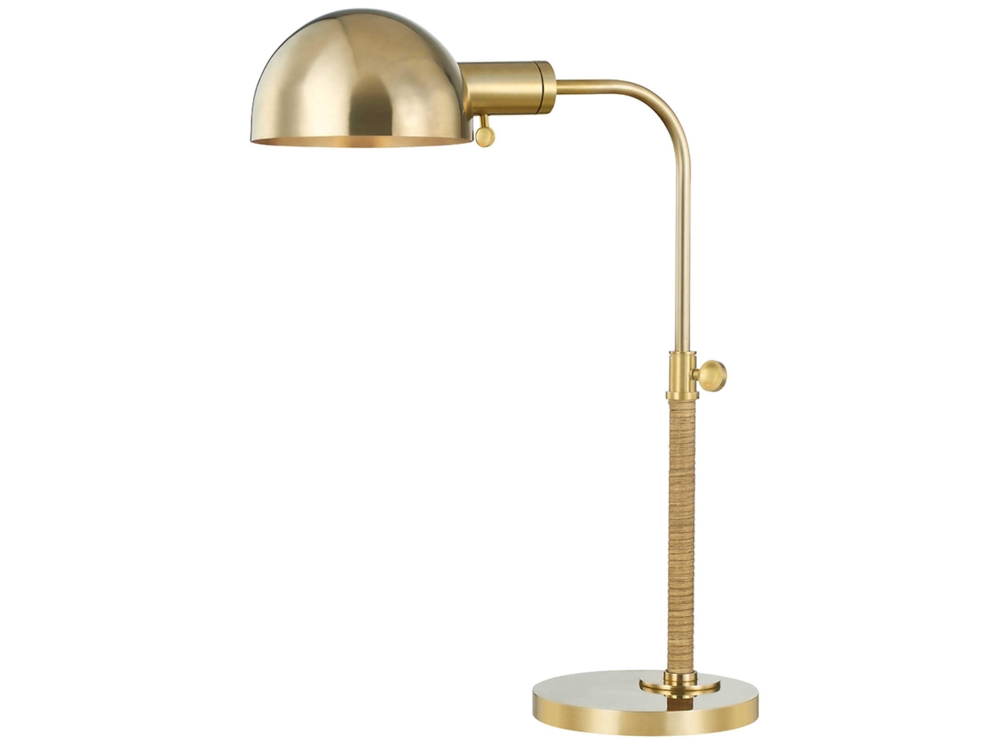 Hudson Valley Devon Aged Brass Desk Lamp