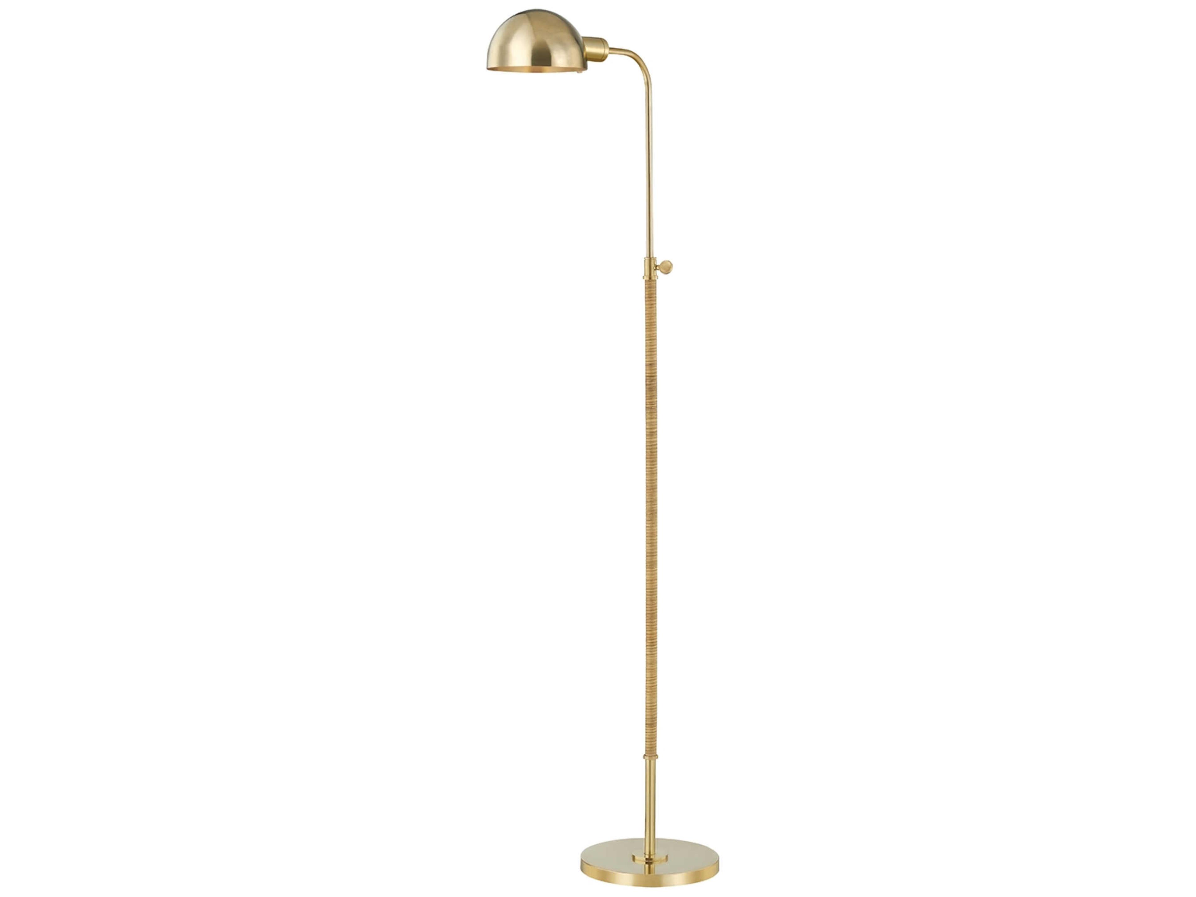 Hudson Valley Devon Aged Brass Floor Lamp