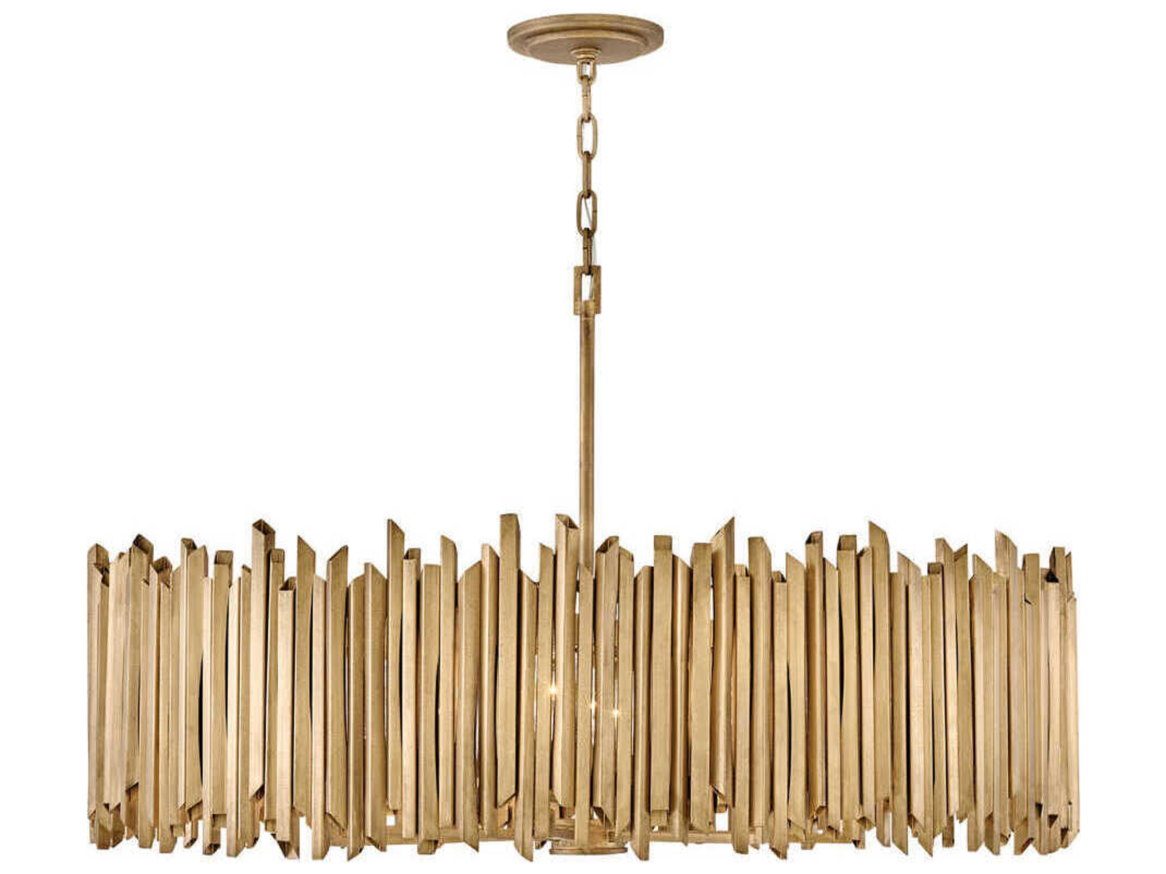 Hinkley Roca 8-Light Burnished Gold LED Pendant