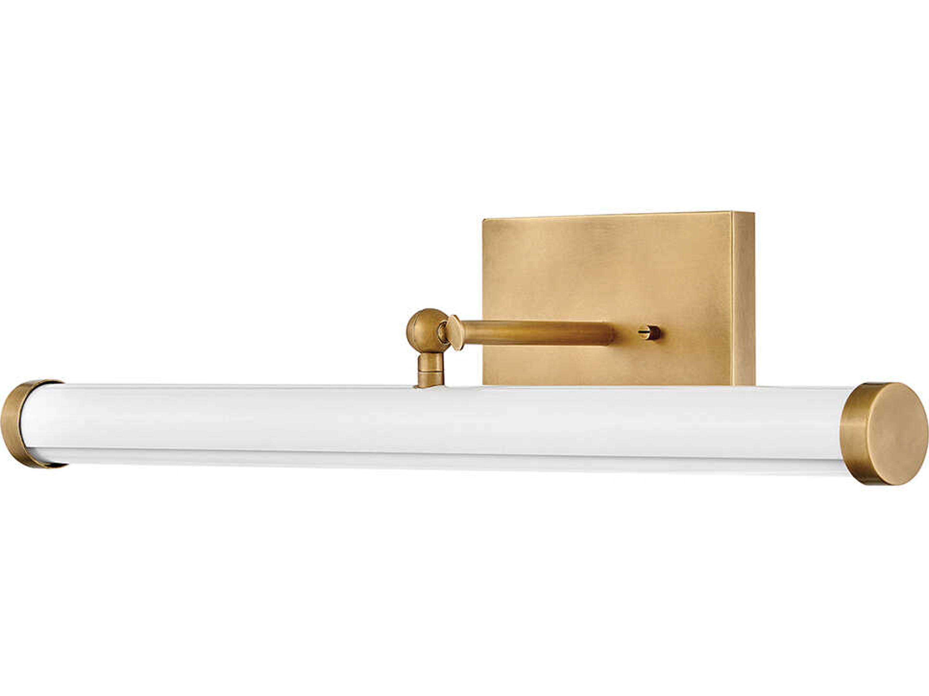 Hinkley Regis Heritage Brass Gloss White Picture Light