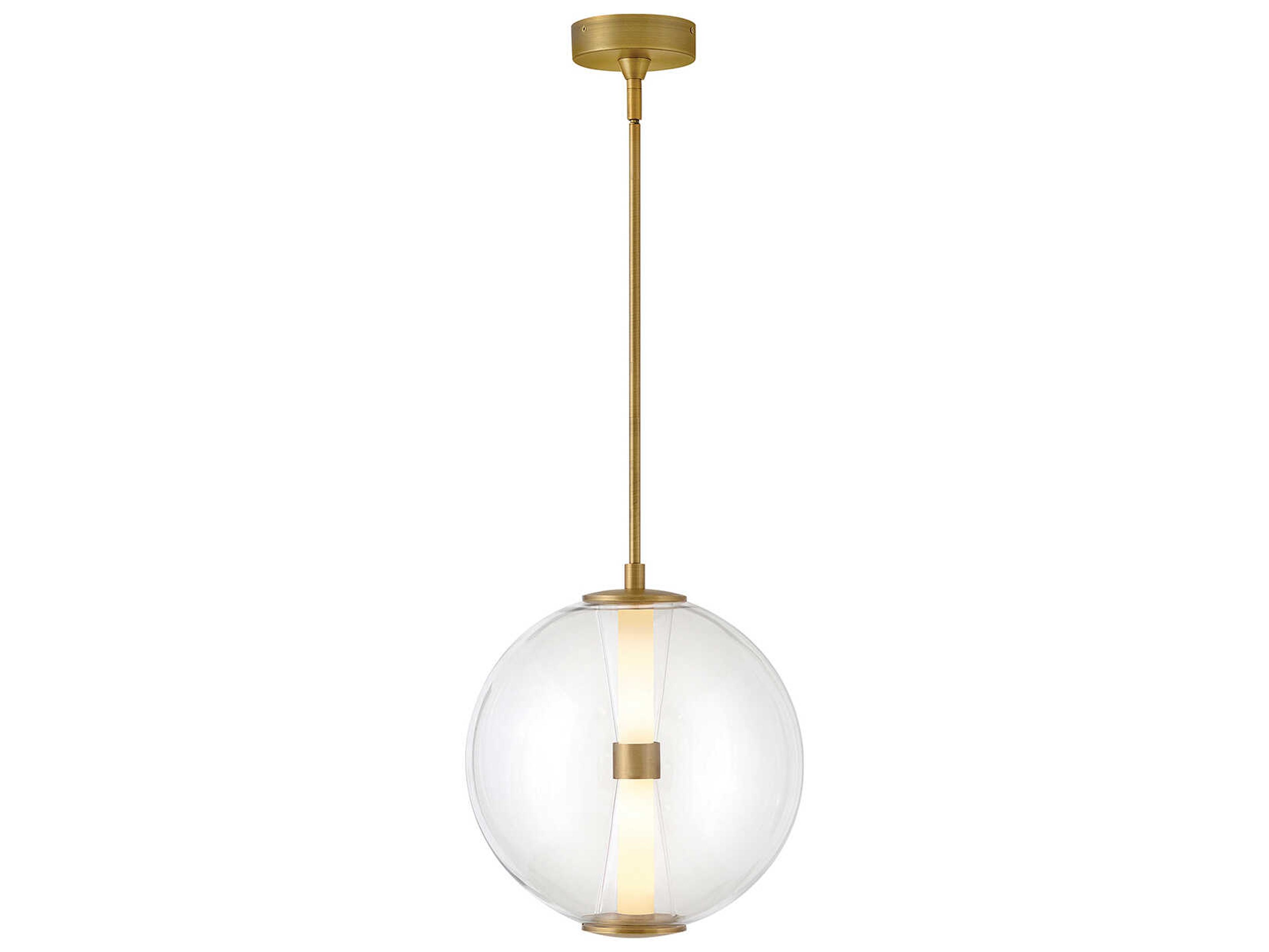 Elin Lacquered Brass Globe Pendant