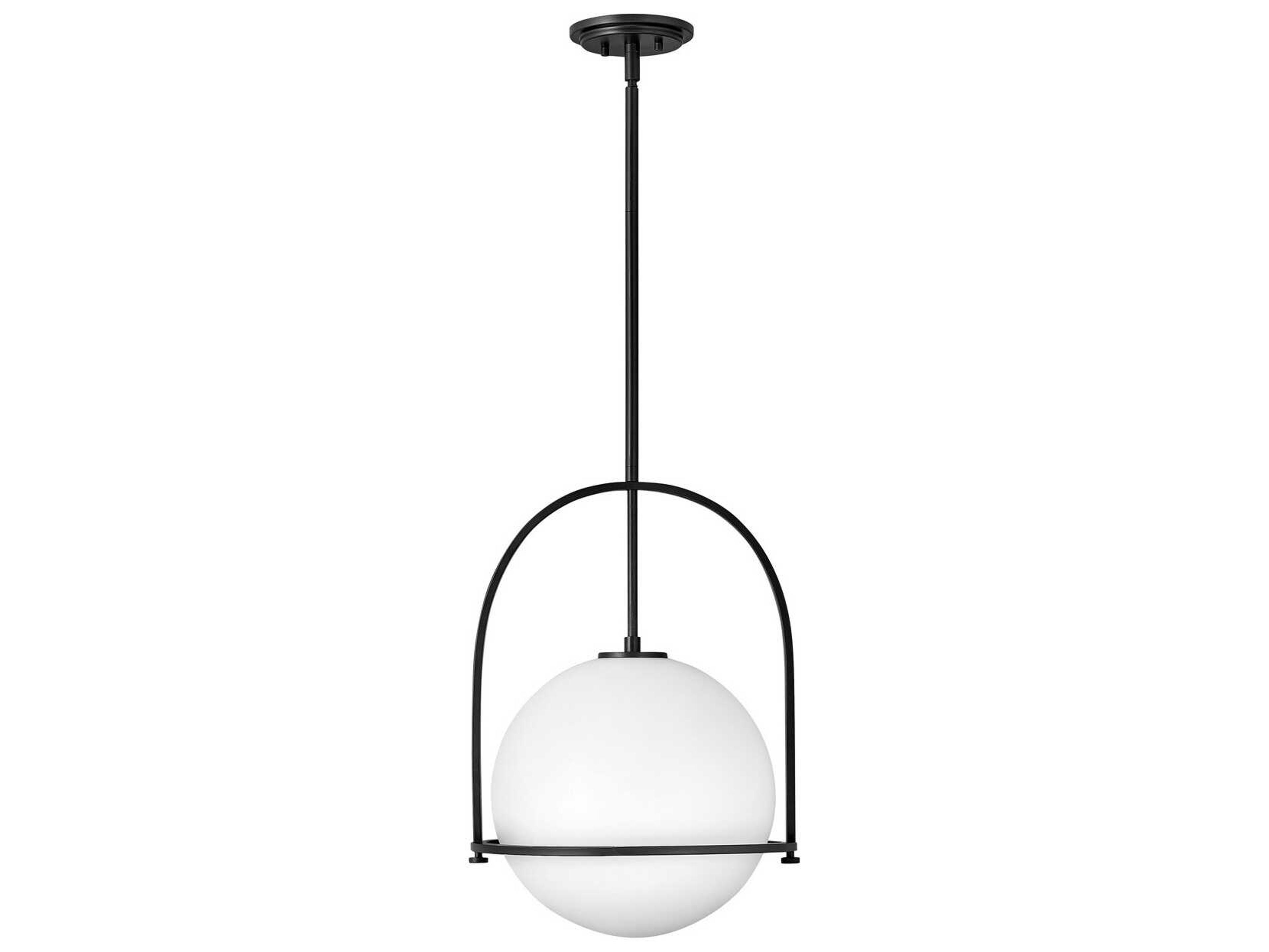 Hinkley Somerset 1-Light Black Globe Pendant