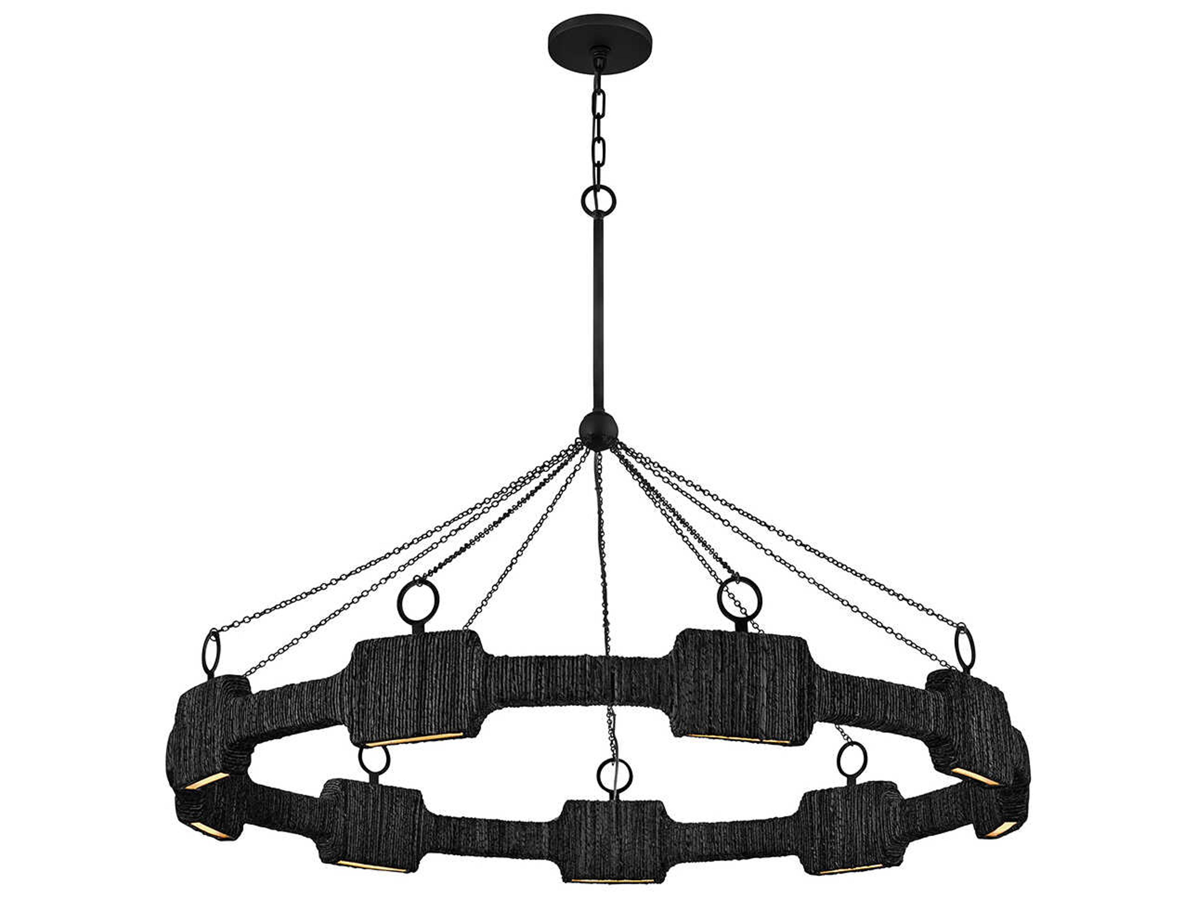 Hinkley Raffi Carbon Black Round Pendant