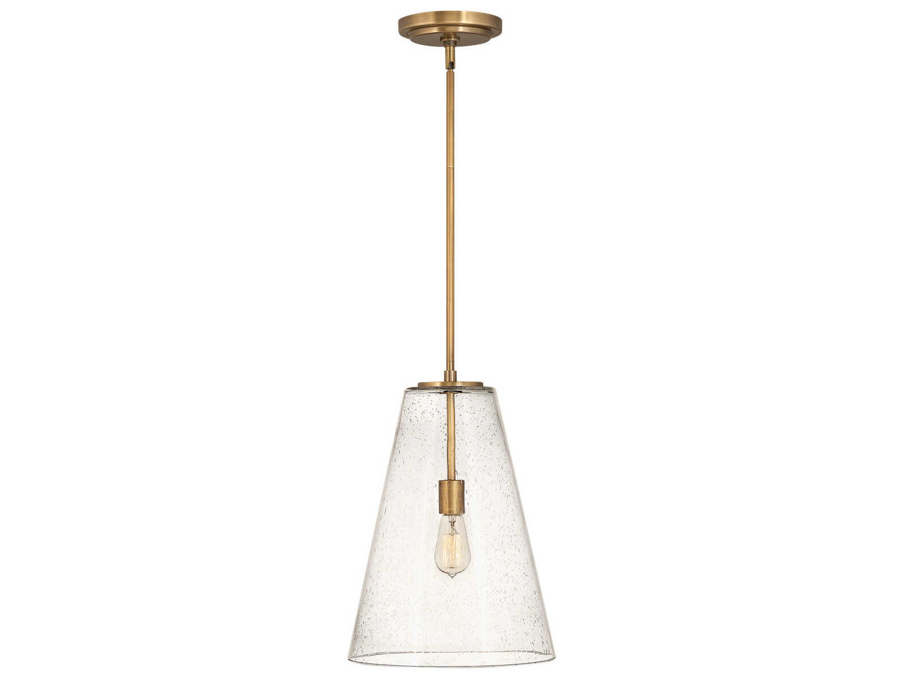 Hinkley Vance 1-Light Heritage Brass Pendant
