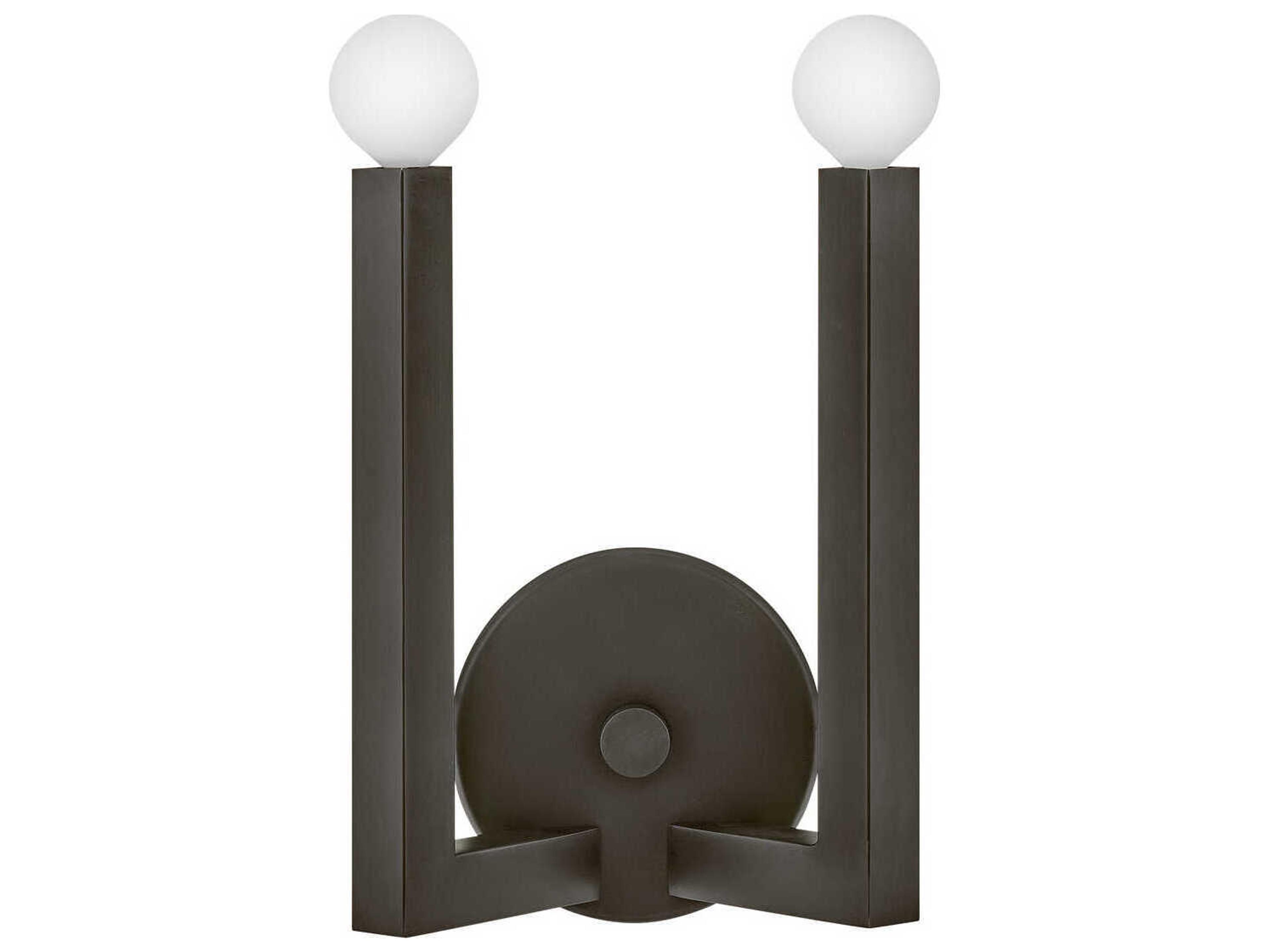Hinkley Ezra 2-Light Black Oxide Wall Sconce
