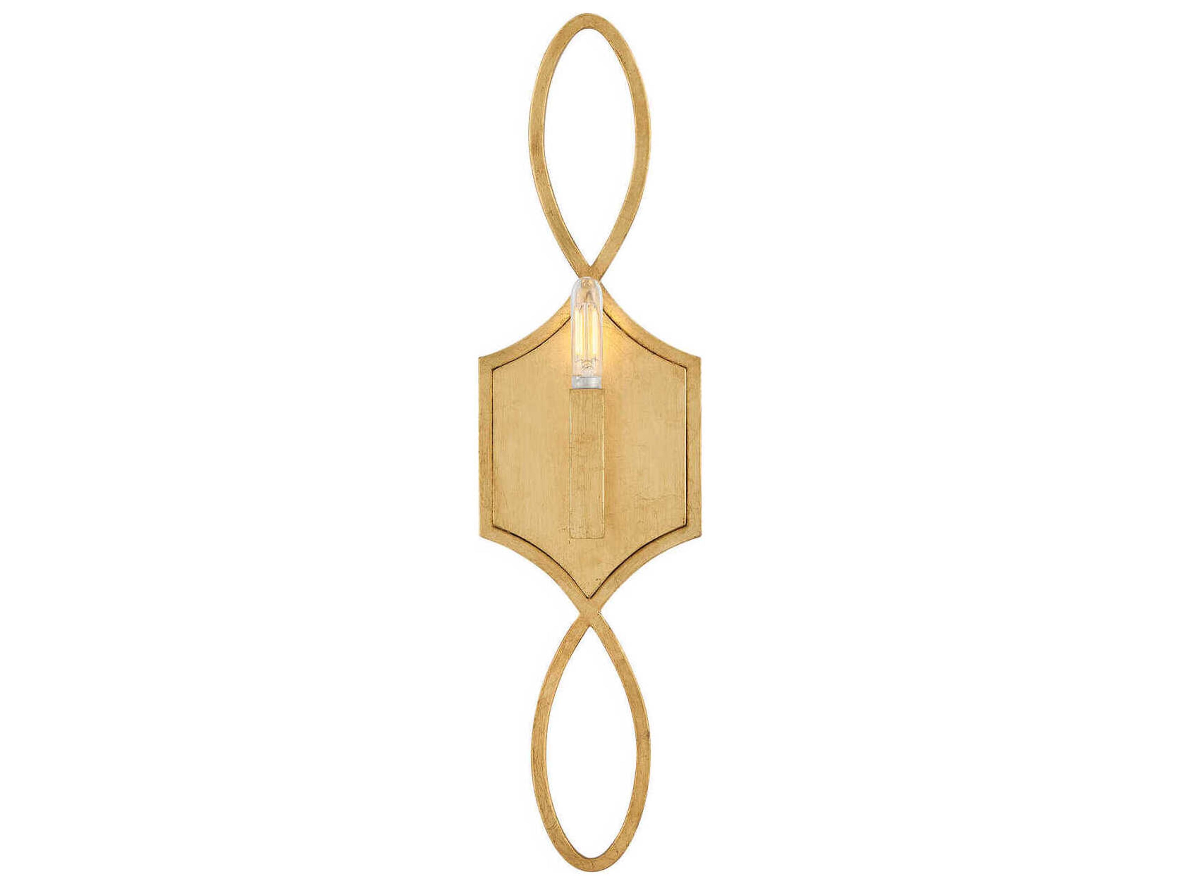Hinkley Leona 1-Light Distressed Brass Wall Sconce