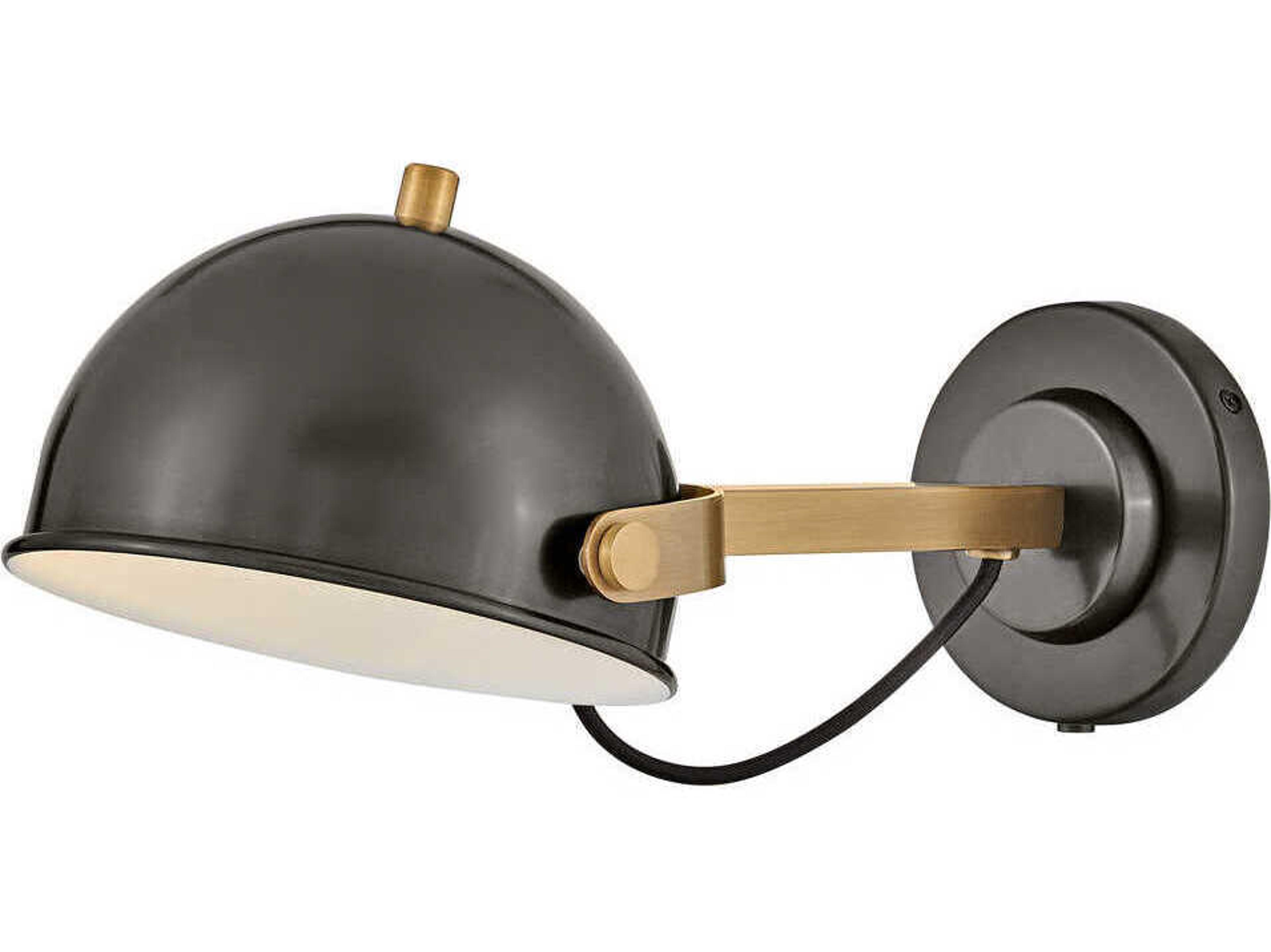 Hinkley Spence 1-Light Black Oxide Heritage Brass Wall Sconce