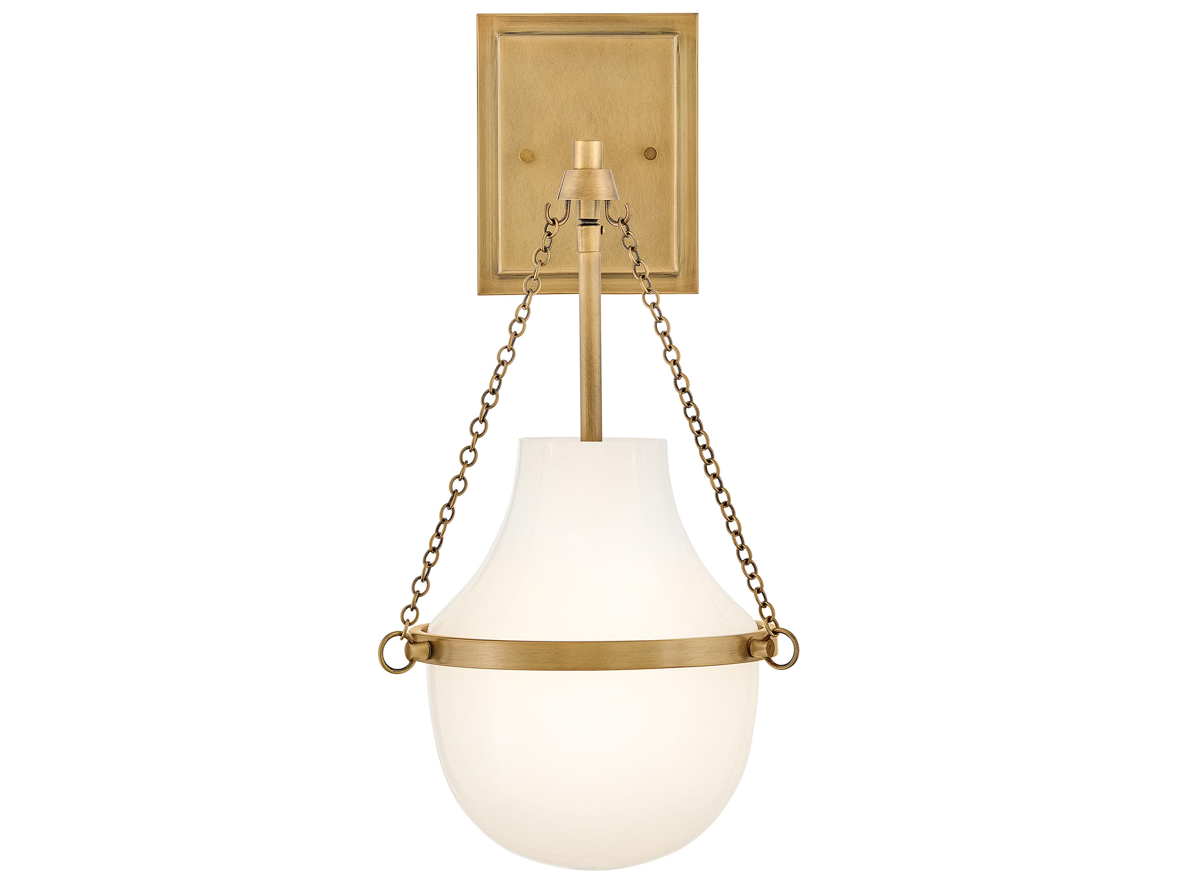 Hinkley Collins 1-Light Heritage Brass Wall Sconce
